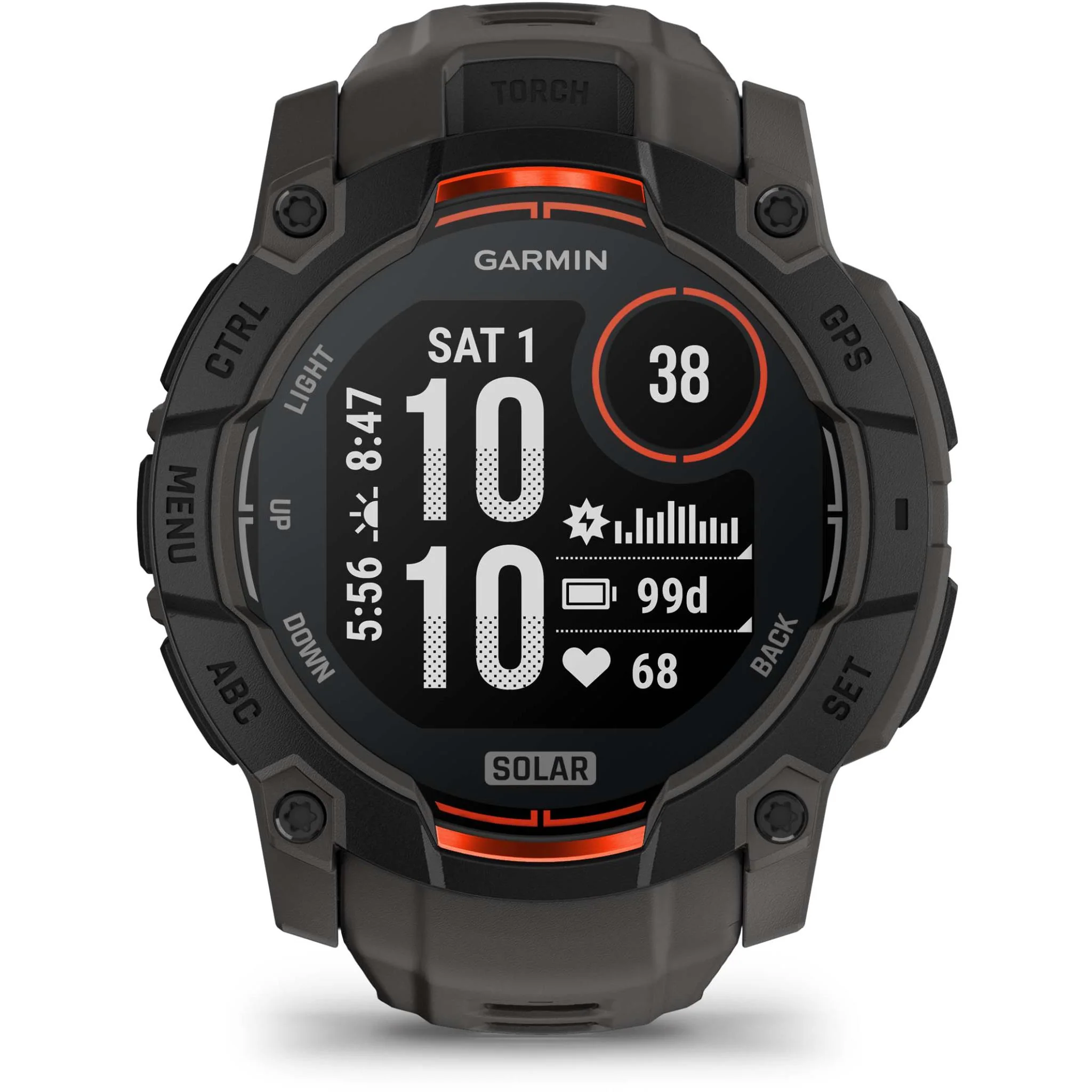Garmin Instinct 3 50mm Solar Sports Watch (Black)