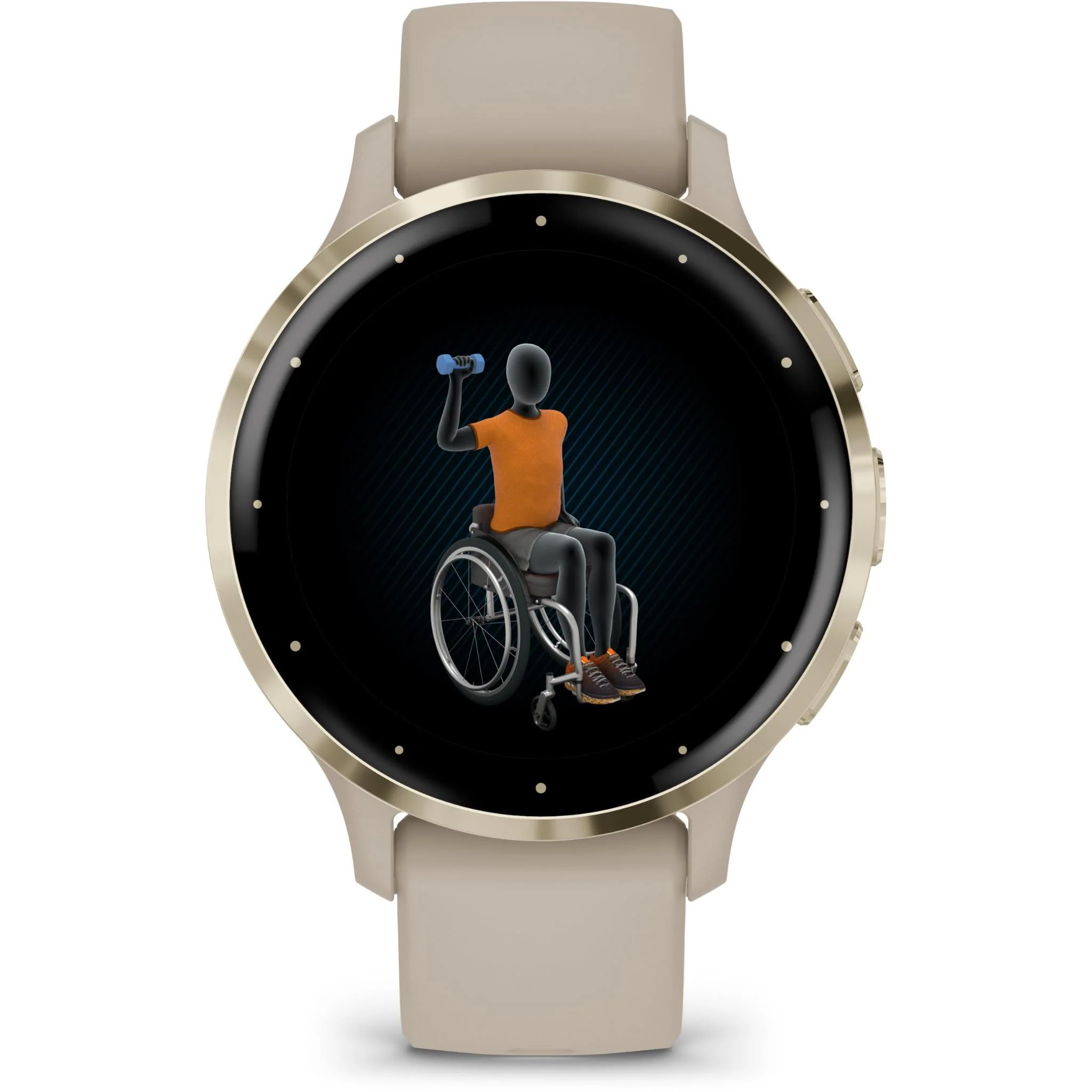 Garmin Venu 3S Sports Watch (French Grey/Soft Gold) - Image 6