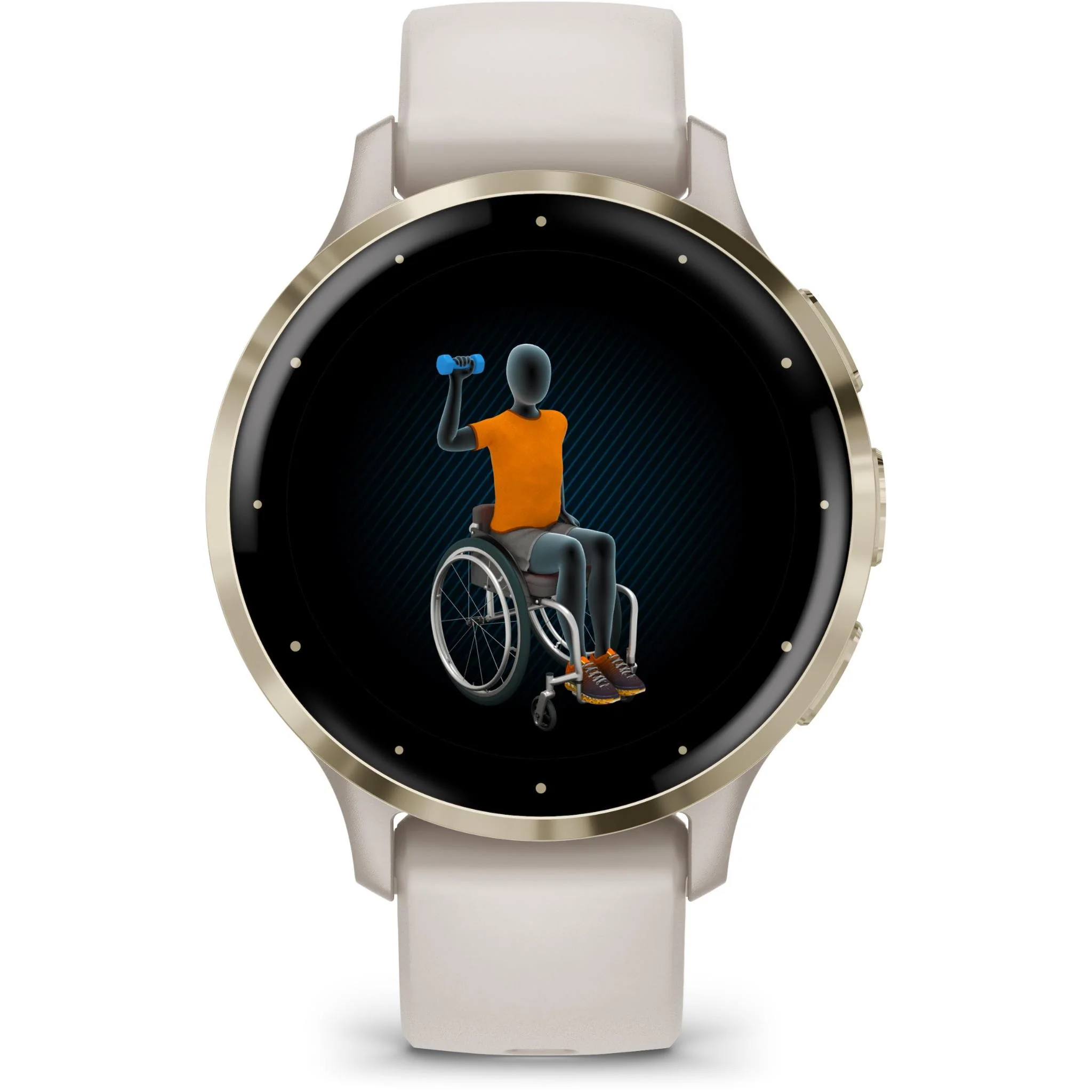 Garmin Venu 3S Sports Watch (Ivory/Soft Gold) - Image 6