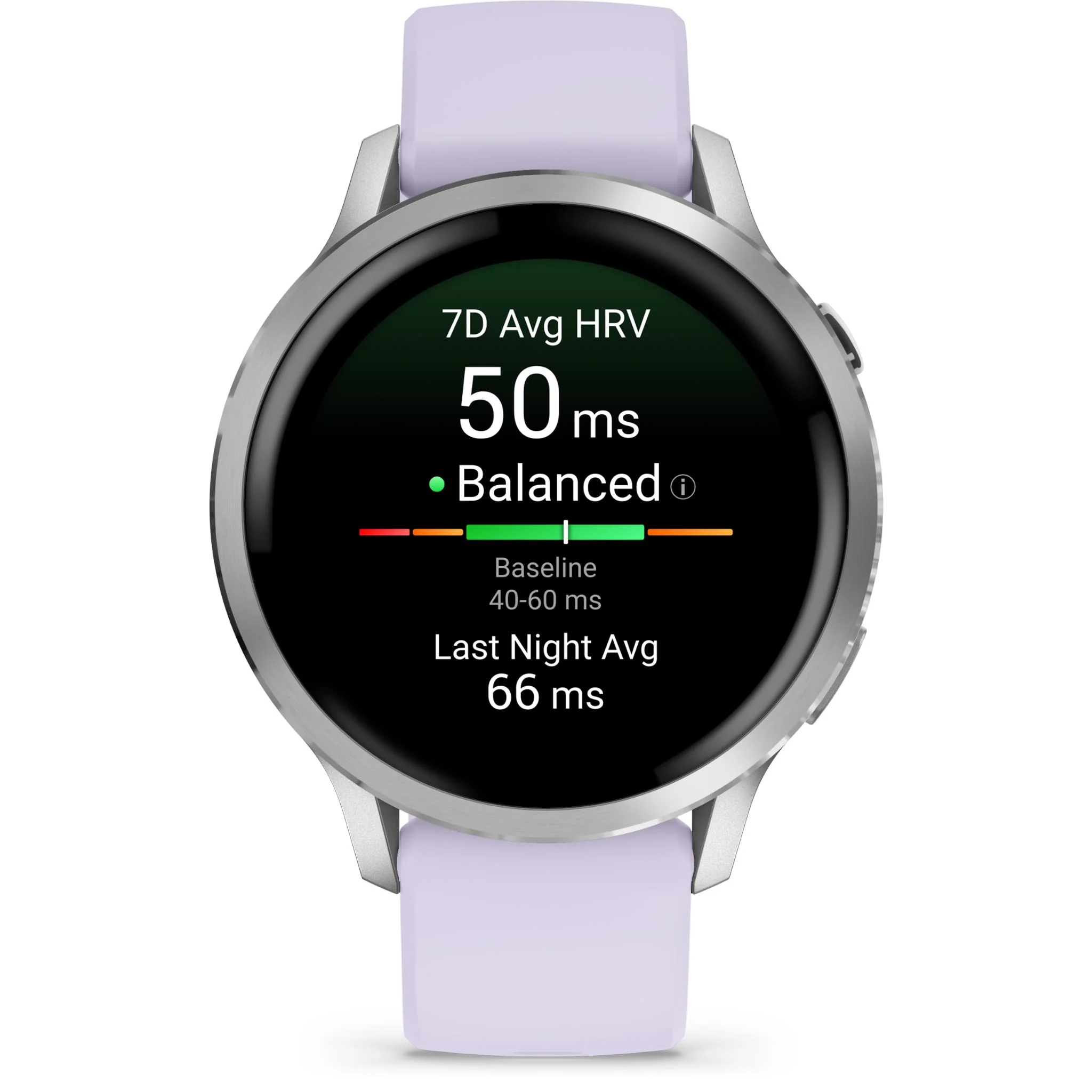 Garmin Venu 4 41mm Smartwatch (Silver with Periwinkle Band) - Image 2