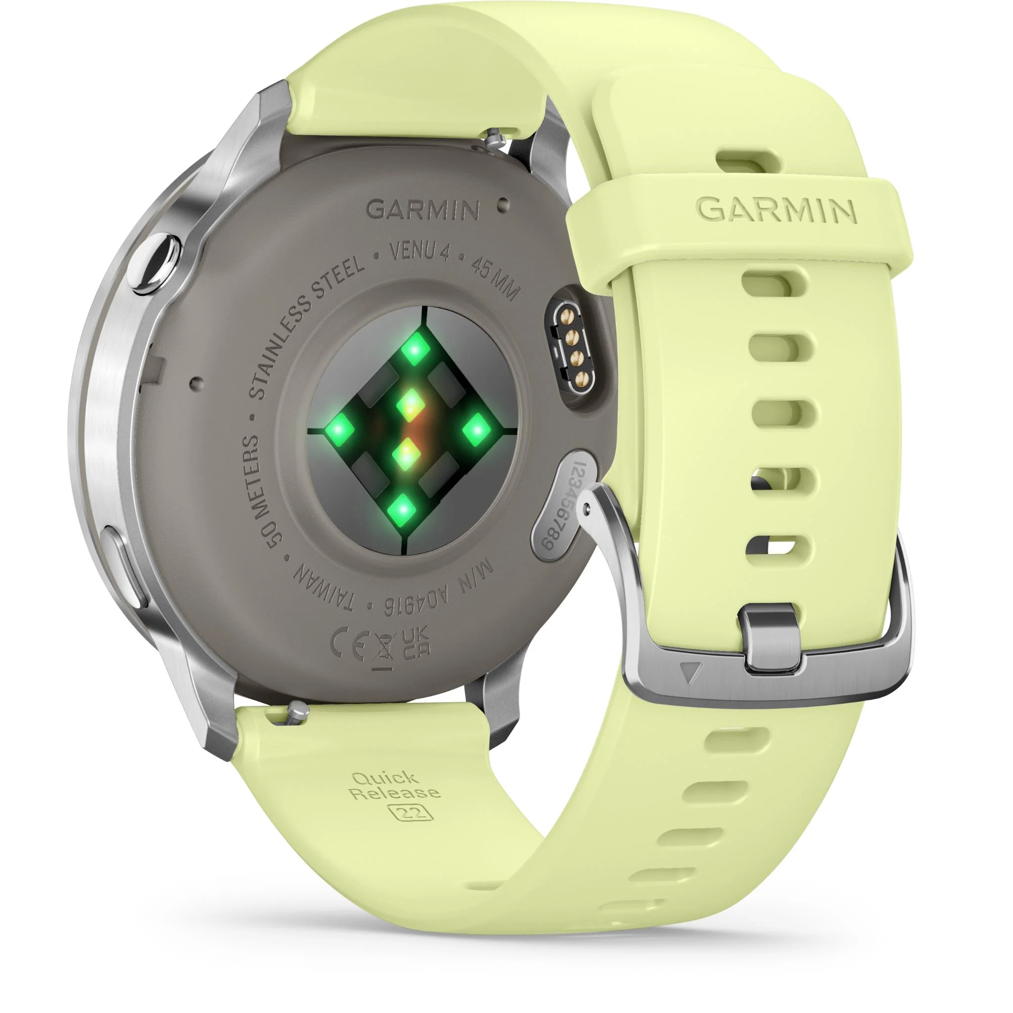 Garmin Venu 4 45mm Smartwatch (Silver with Citron Band) - Image 7