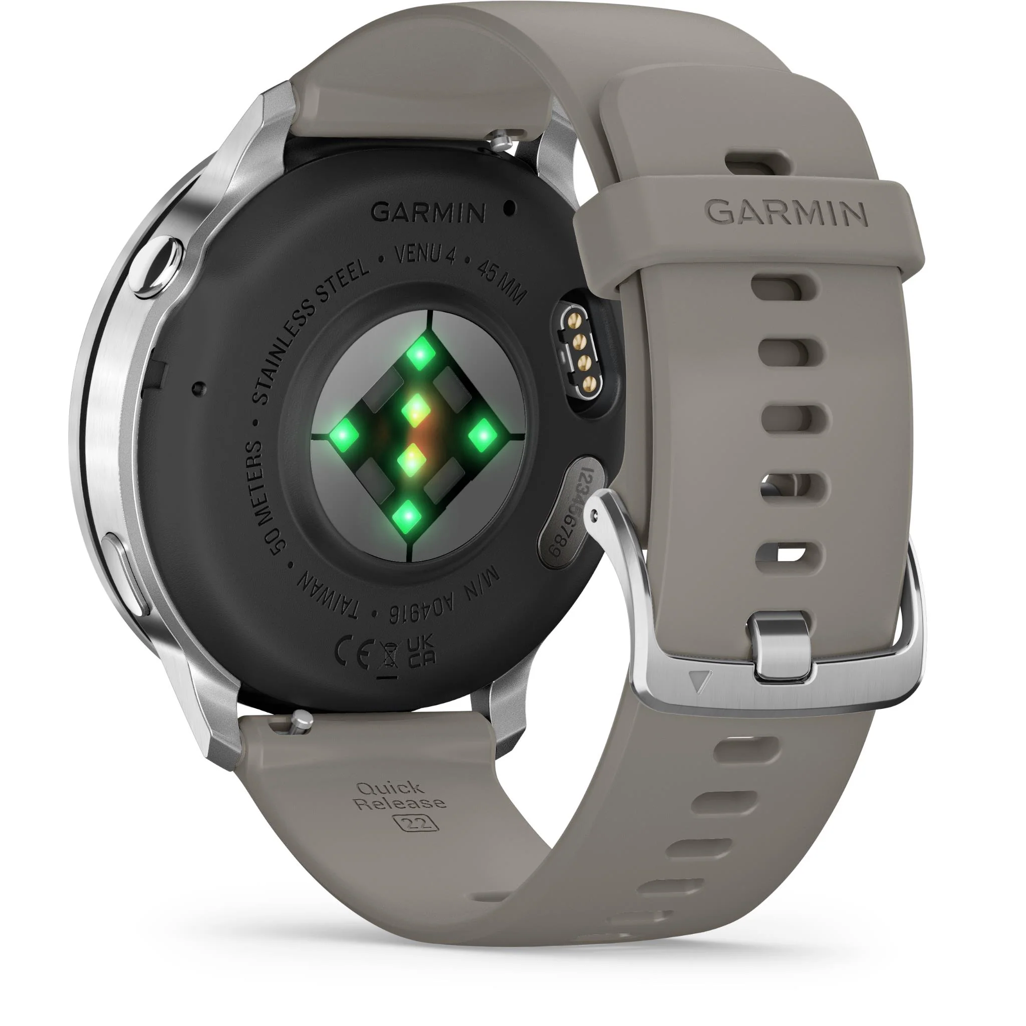 Garmin Venu 4 45mm Smartwatch (Silver with Grey Band) - Image 7