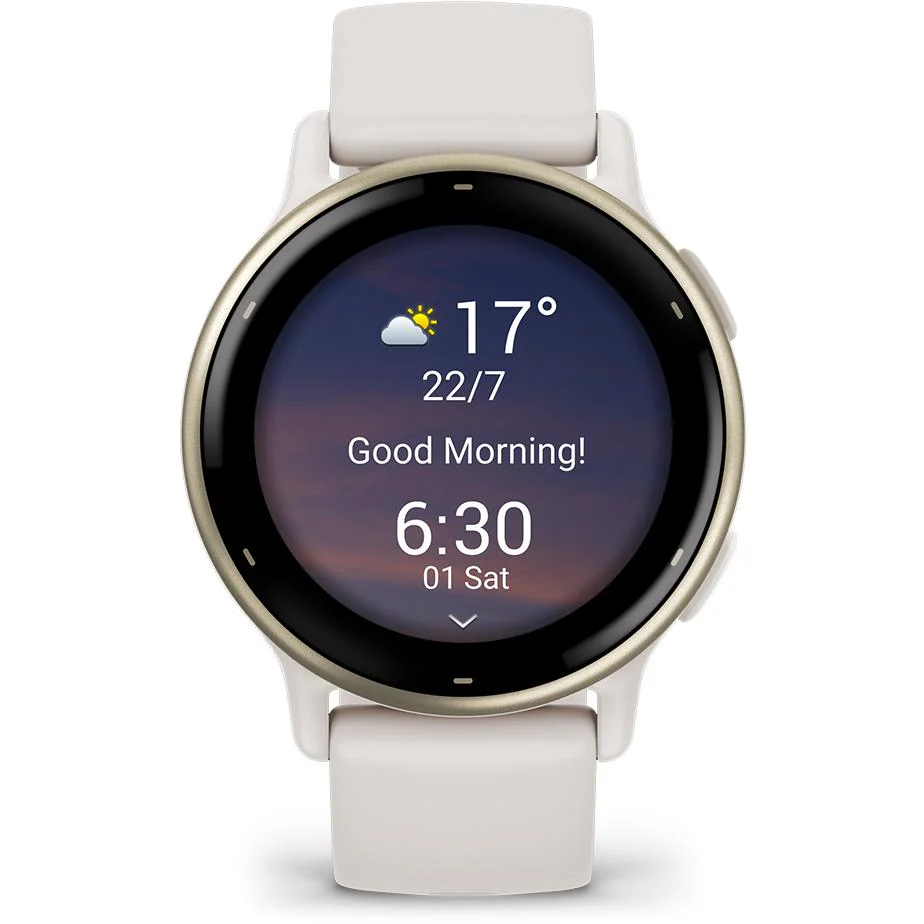 Garmin VivoActive 5 Smart Watch (Ivory/Cream Gold) - Image 3