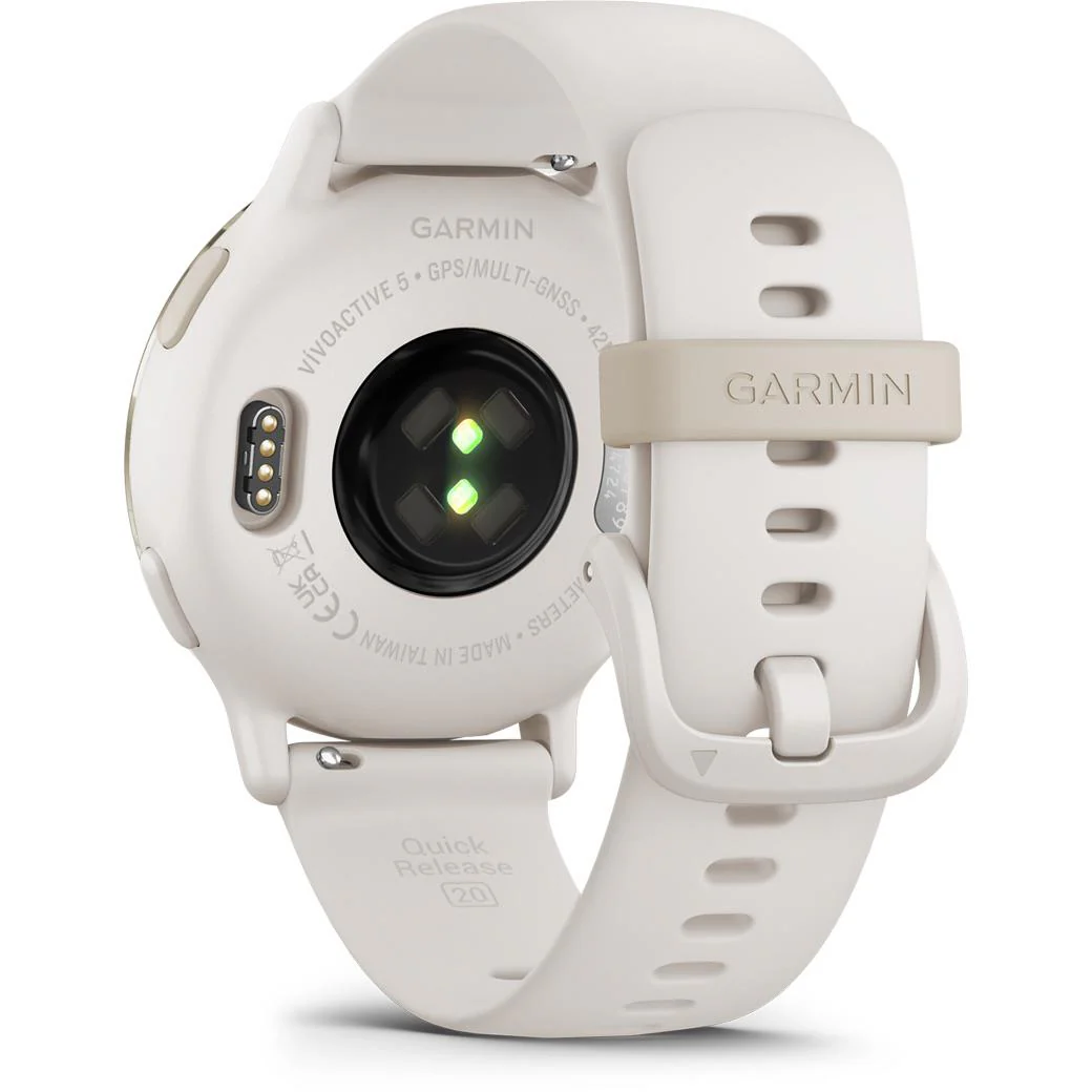 Garmin VivoActive 5 Smart Watch (Ivory/Cream Gold) - Image 4