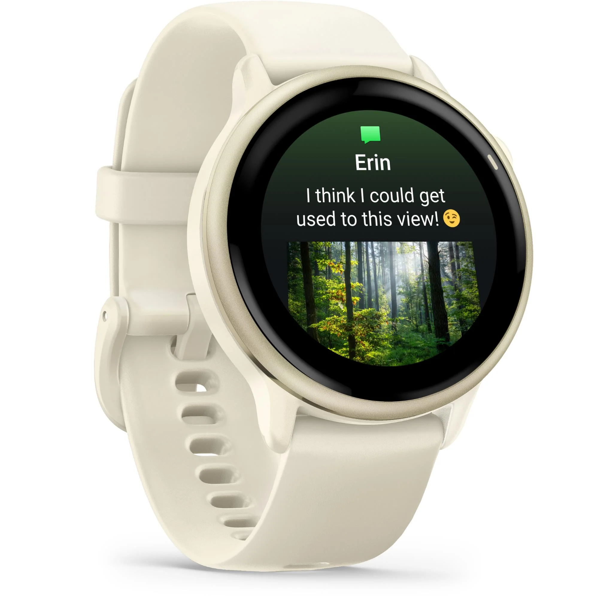 Garmin VivoActive 6 GPS Smartwatch (Lunar Gold/Bone Band) - Image 5