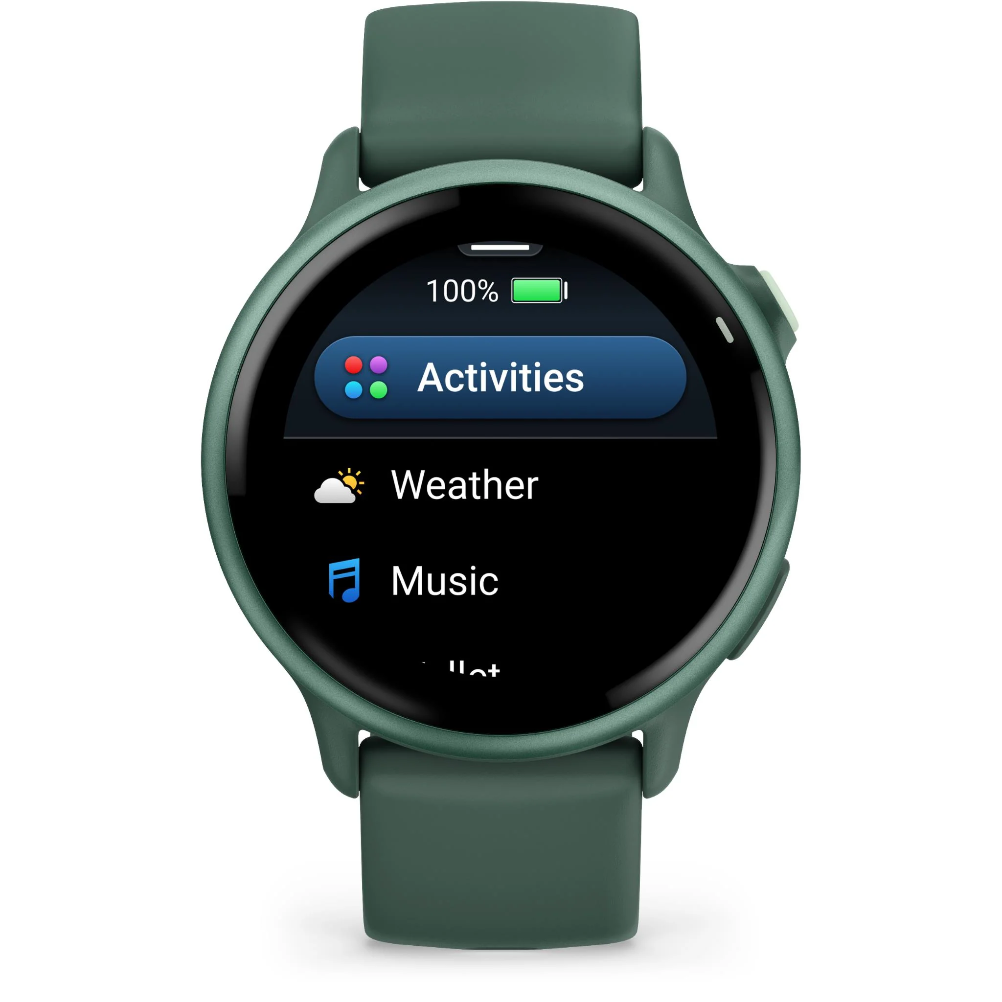 Garmin VivoActive 6 GPS Smartwatch (Metallic Jasper Green/Jasper Green Band) - Image 3