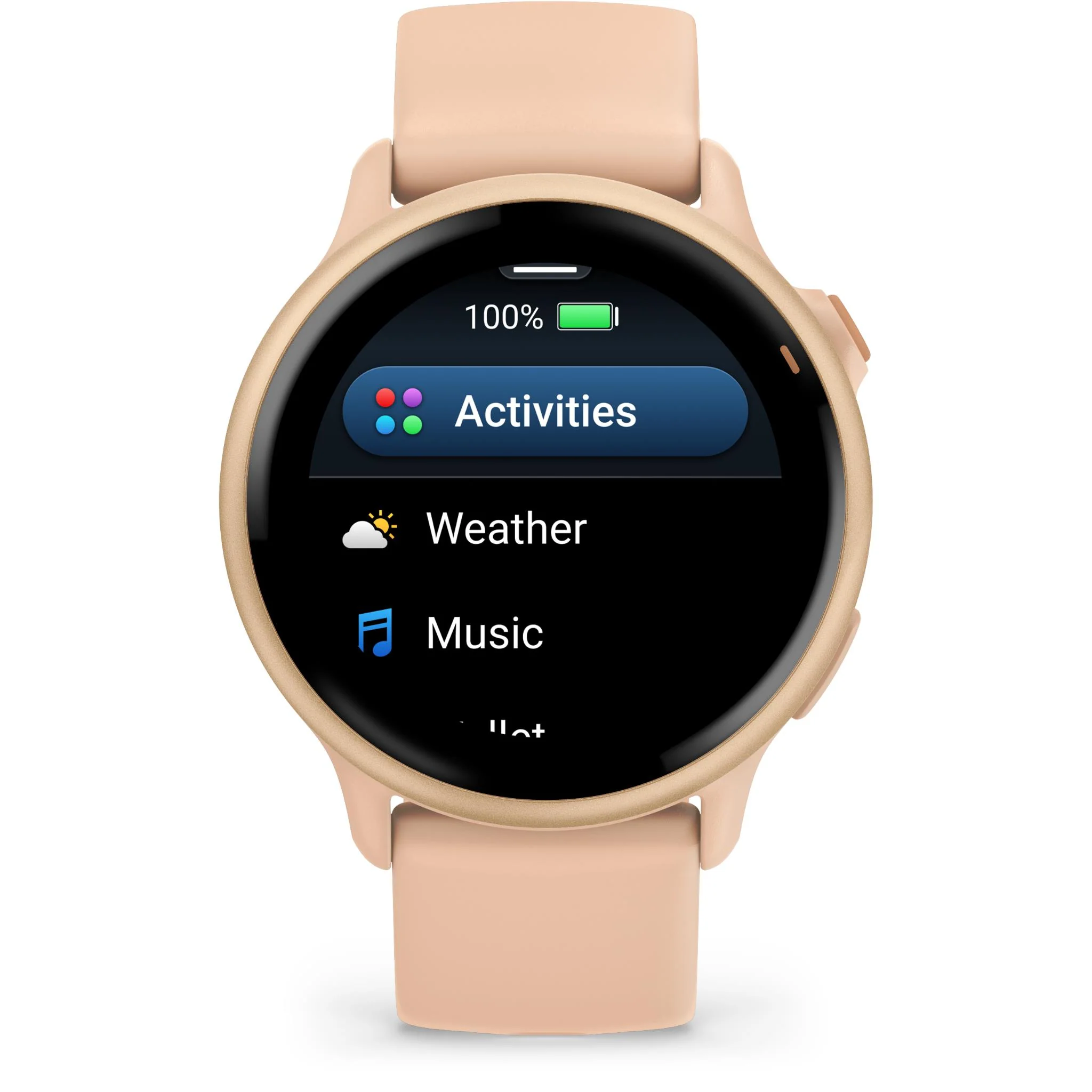 Garmin VivoActive 6 GPS Smartwatch (Metallic Pink Dawn/Pink Dawn Band) - Image 3