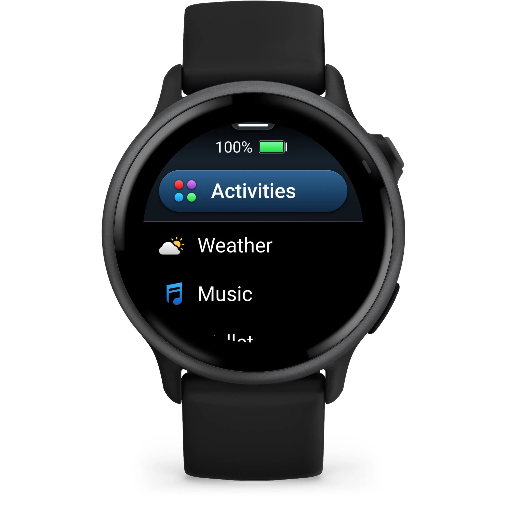 Garmin VivoActive 6 GPS Smartwatch (Slate/Black Band) - Image 3