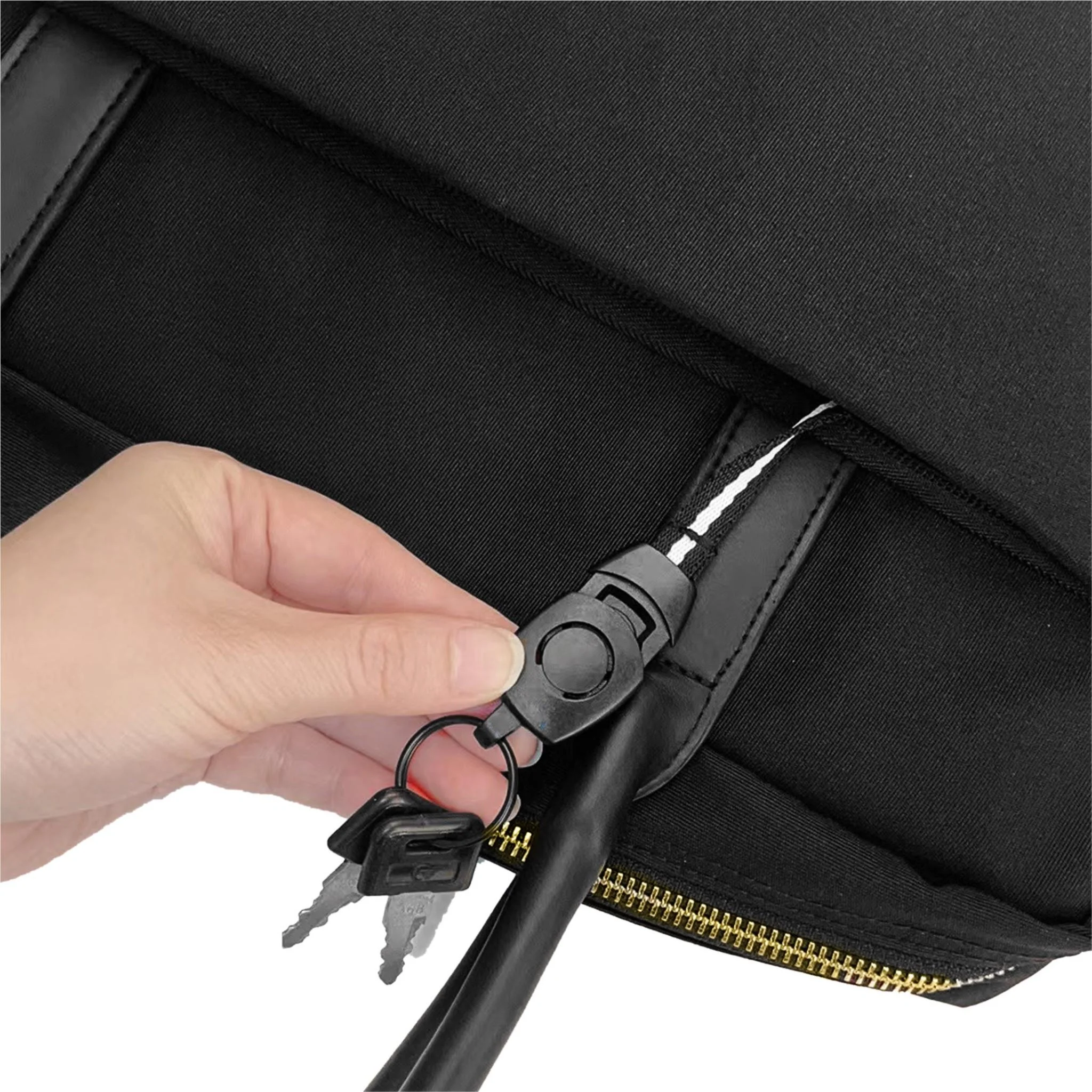 Generation Earth Berlin Recycled 13.3"-14.1" Laptop Briefcase (Black) - Image 12