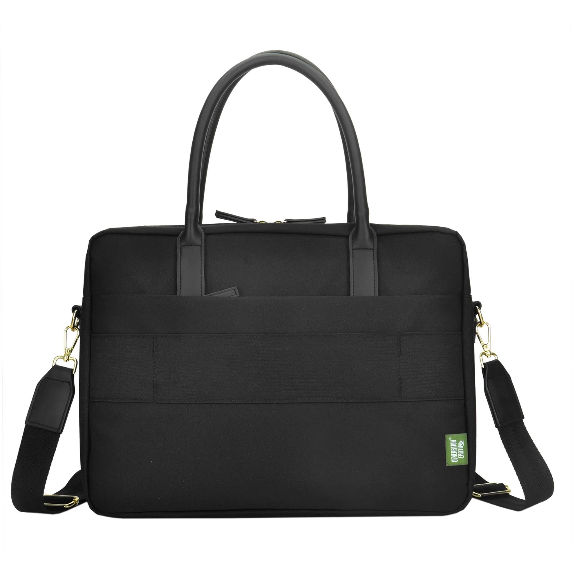 Generation Earth Berlin Recycled 13.3"-14.1" Laptop Briefcase (Black) - Image 3