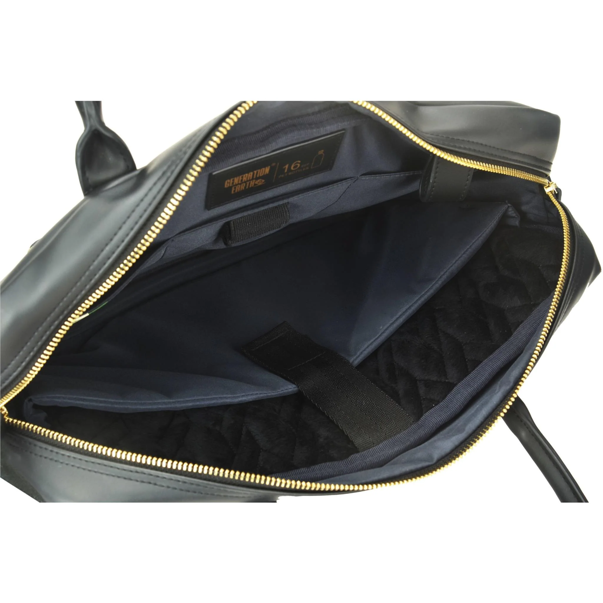 Generation Earth Berlin Recycled 13.3"-14.1" Laptop PU Ladies Briefcase (Black) - Image 10