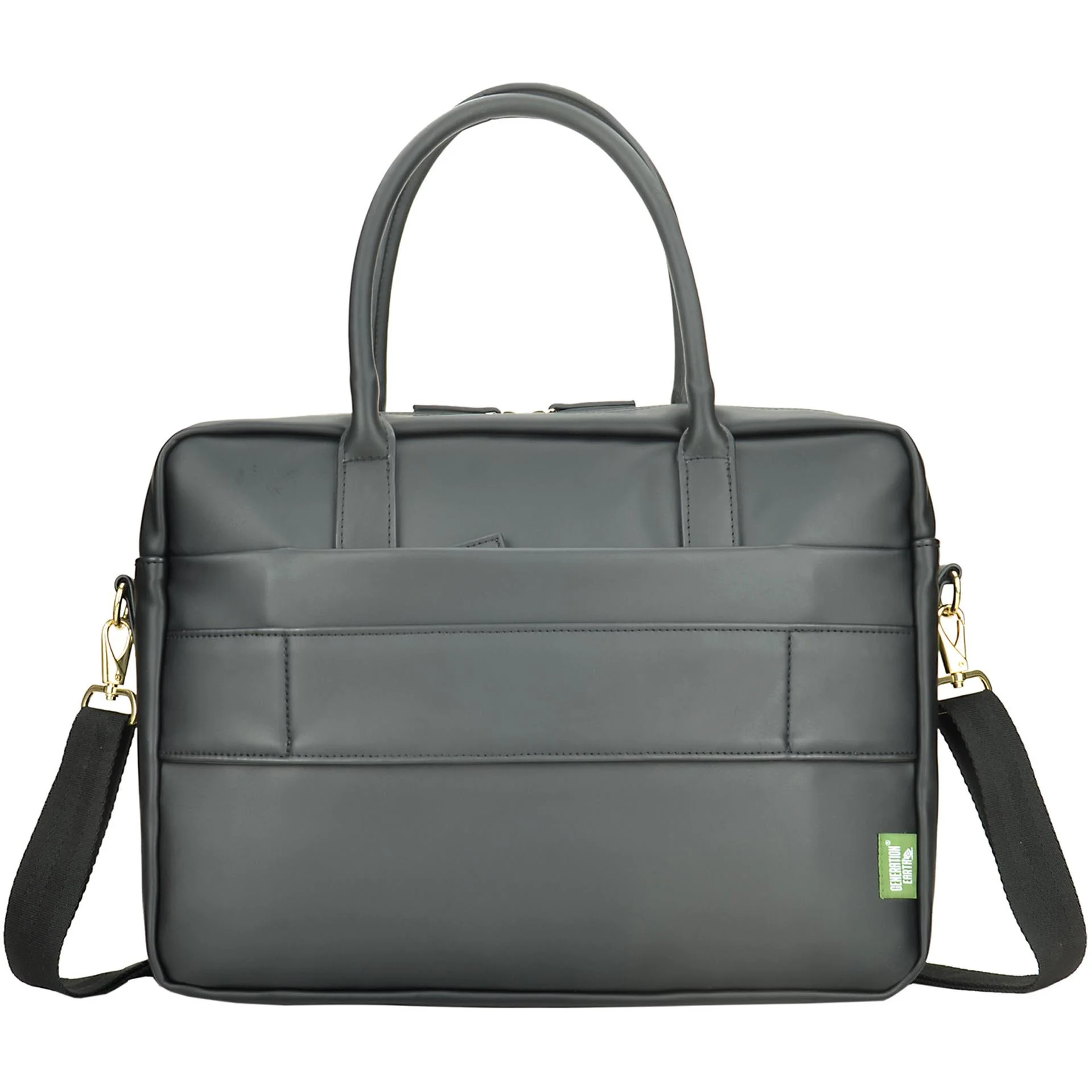Generation Earth Berlin Recycled 13.3"-14.1" Laptop PU Ladies Briefcase (Black) - Image 3