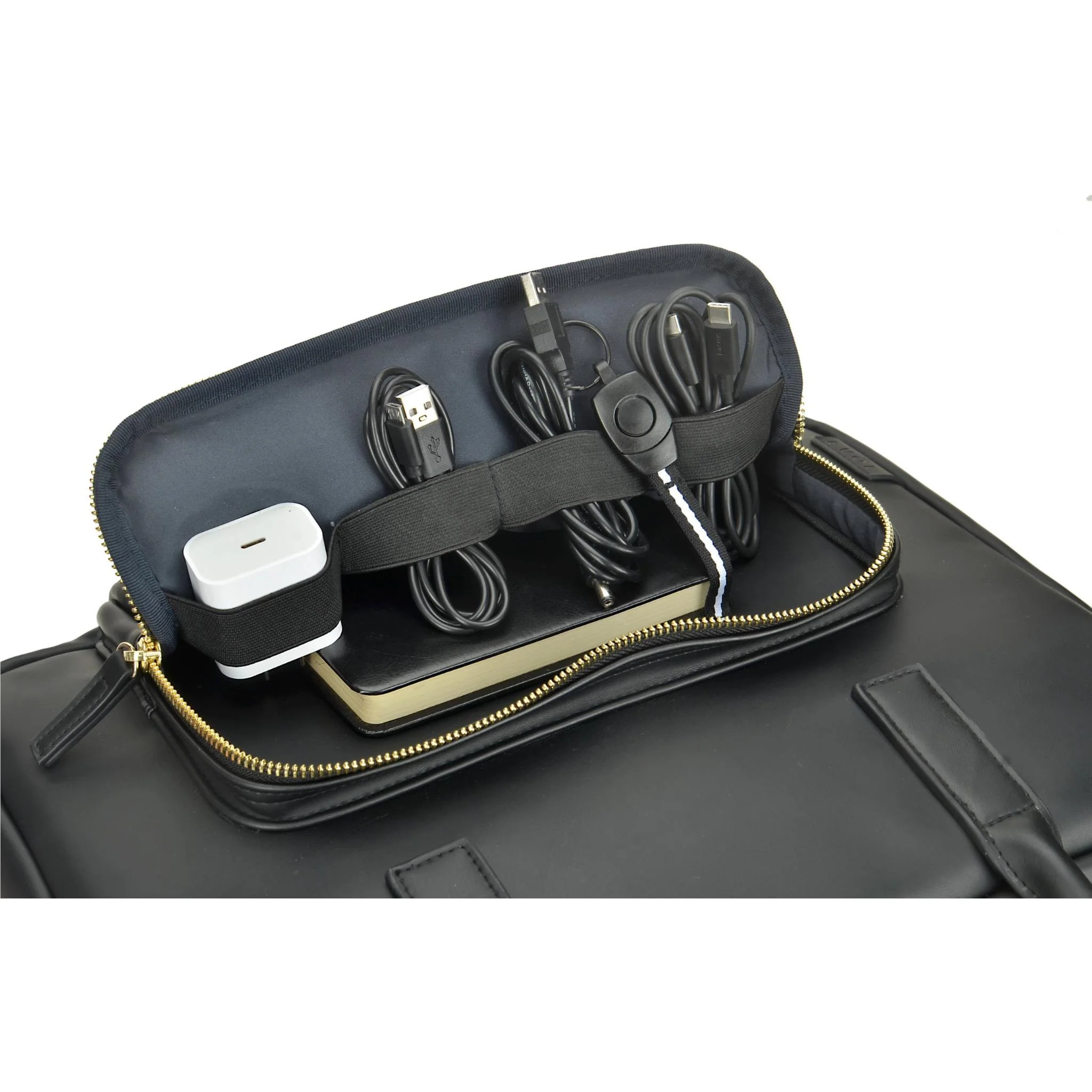 Generation Earth Berlin Recycled 13.3"-14.1" Laptop PU Ladies Briefcase (Black) - Image 7
