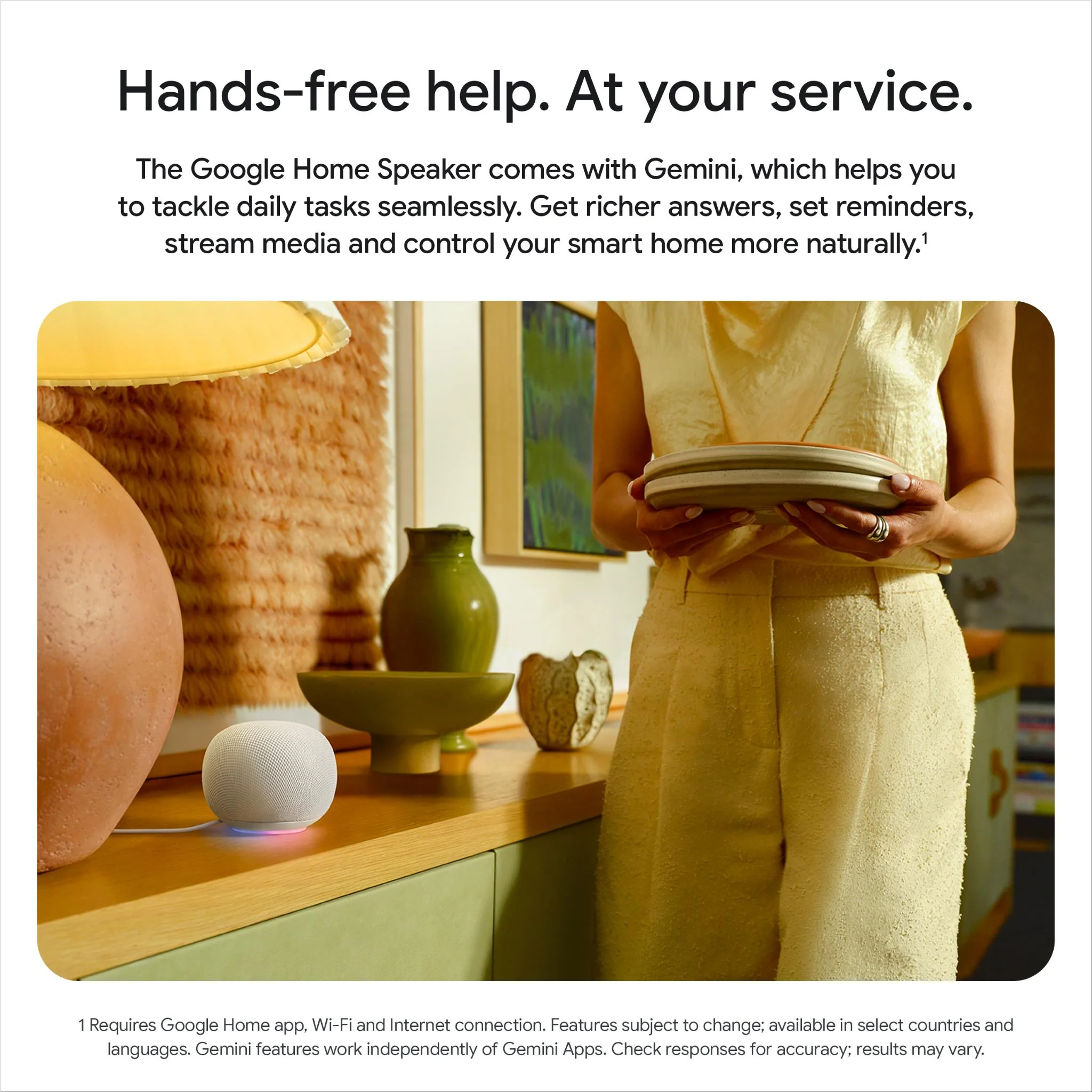 Google Home Speaker (Porcelain) - Image 4