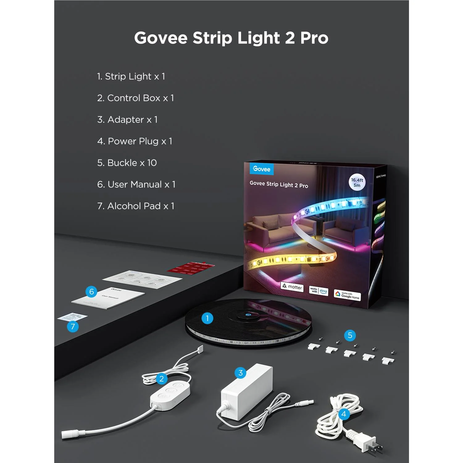 Govee Strip Light 2 Pro Extension (1m) - Image 10