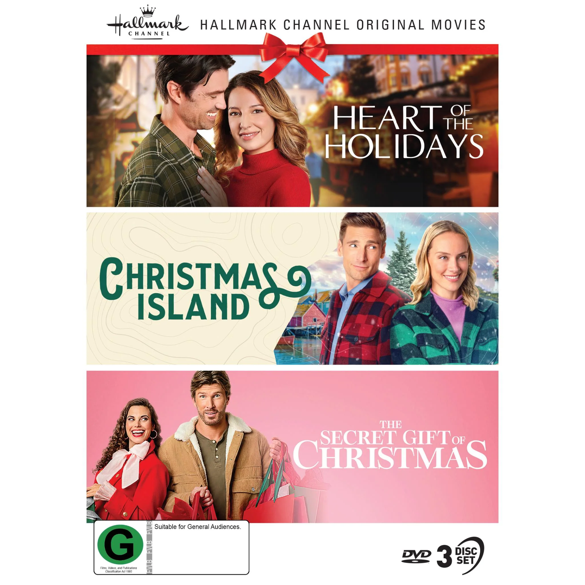 Hallmark Christmas Collection 40: Heart of the Holidays / Christmas Island / The Secret Gift of Christmas