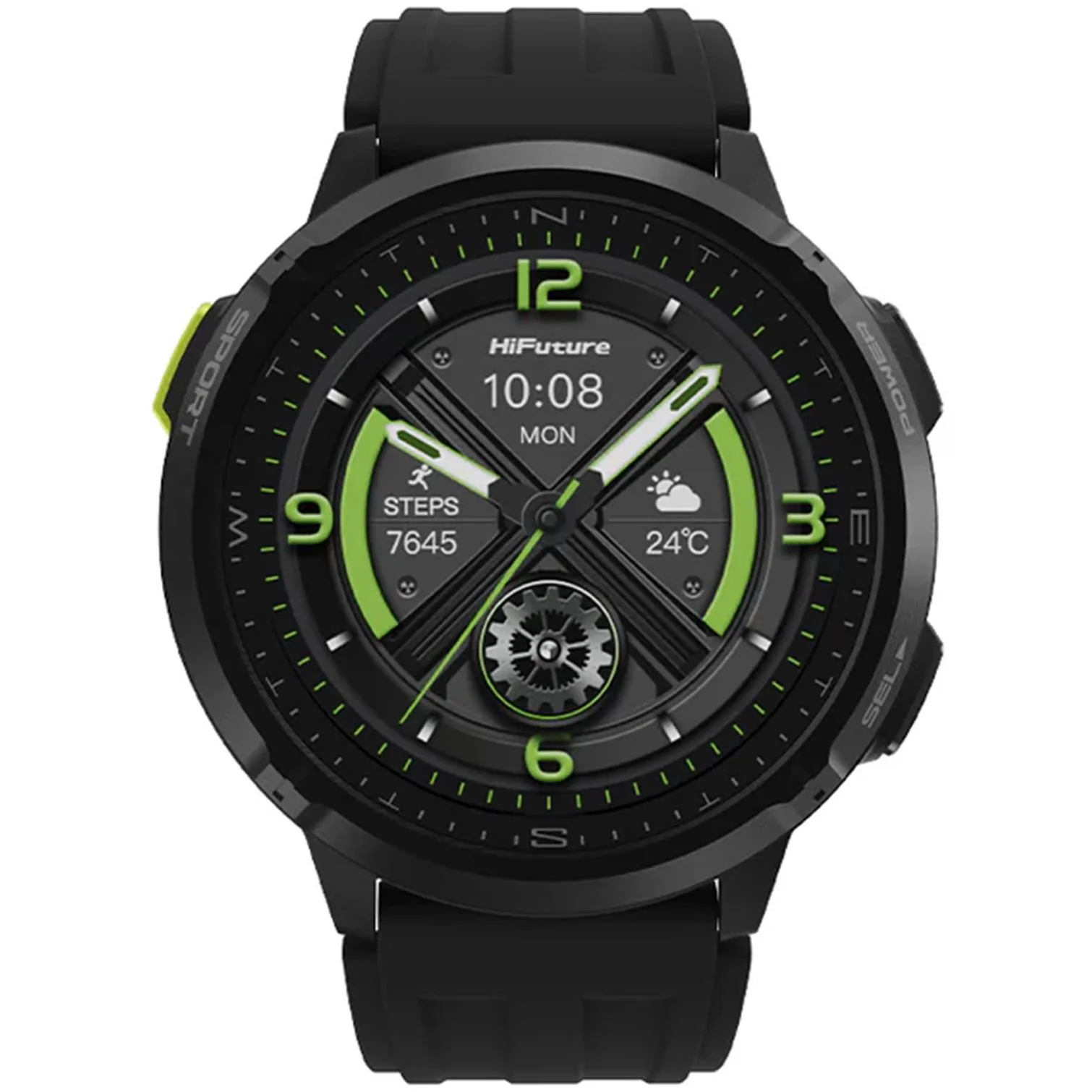 HiFuture MIX3 Premium Sports Smart Watch (Black)