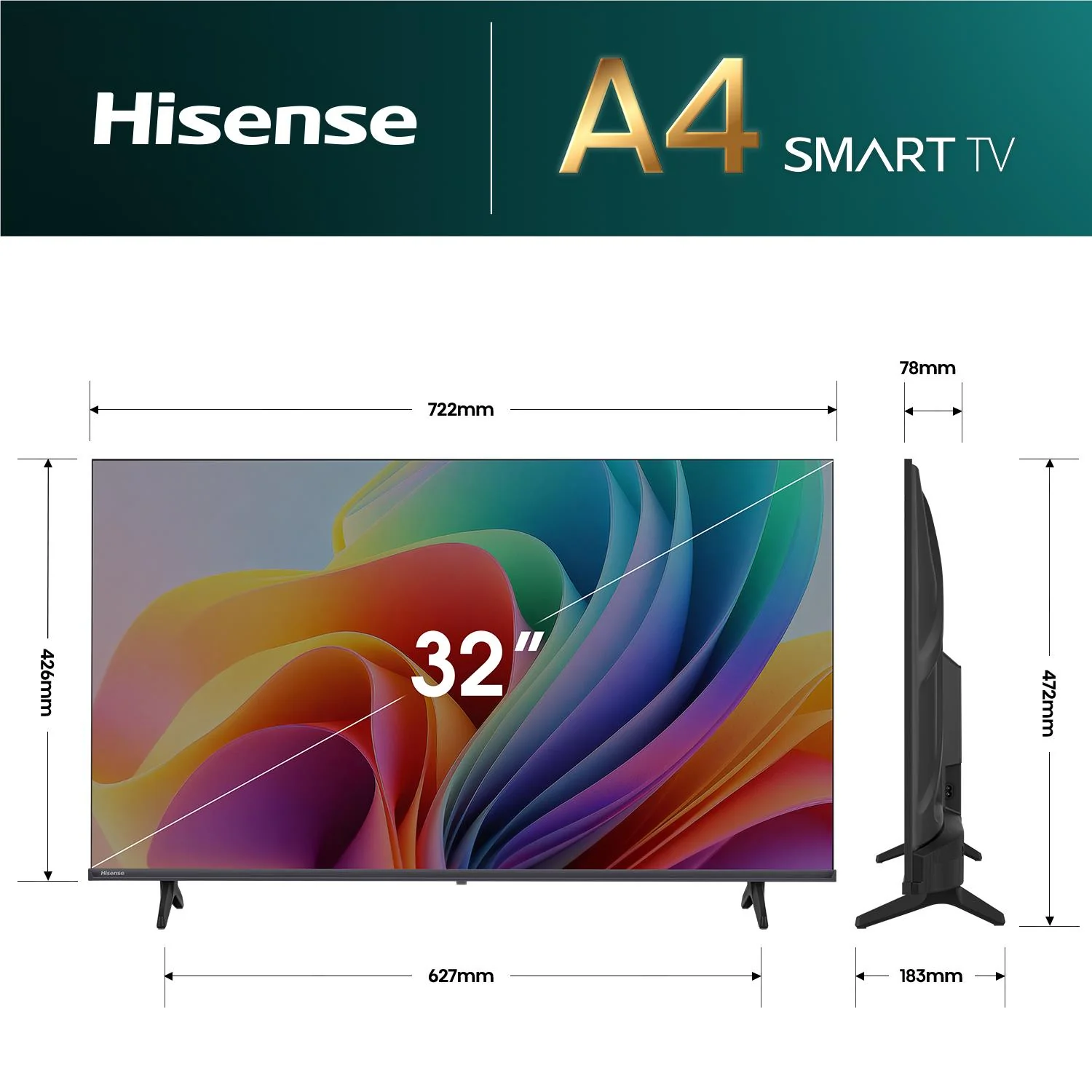 Hisense 32" A4SNZ HD Smart TV [2026] - Image 4