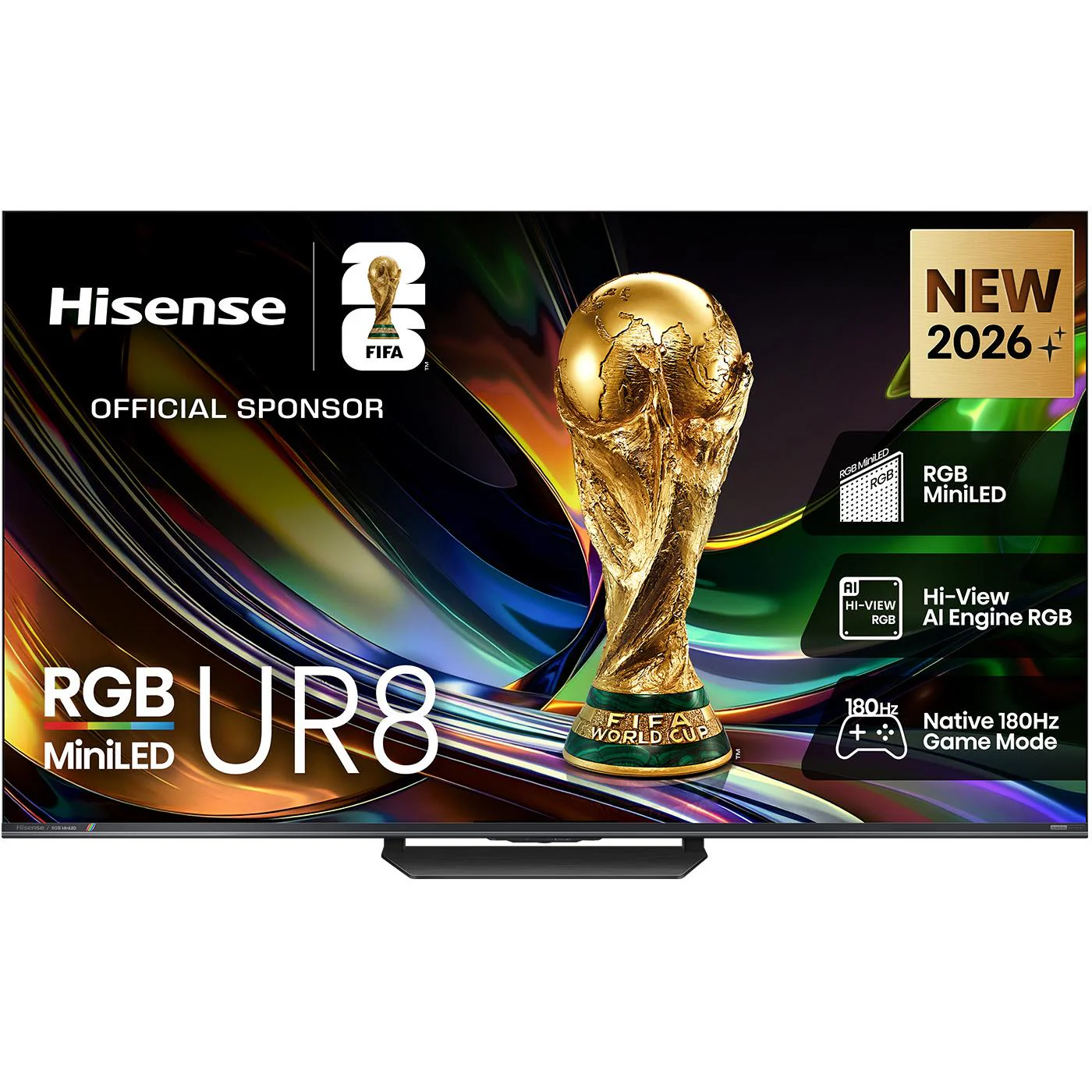 Hisense 55" UR8SNZ ULED 4K UHD RGB Mini-LED Smart TV [2026]