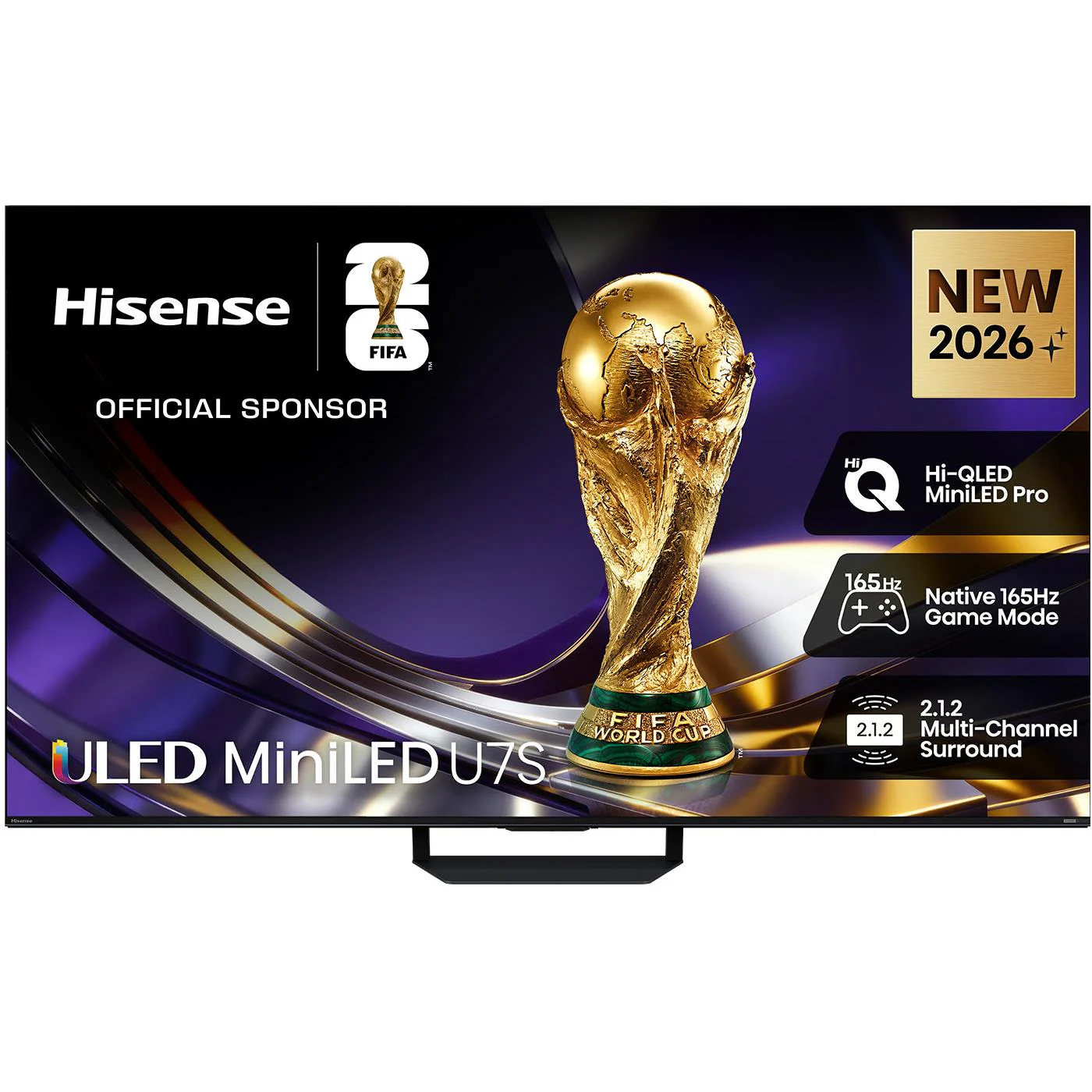 Hisense 65" U7SNZ Mini LED ULED 165Hz 4K Smart AI TV [2026]