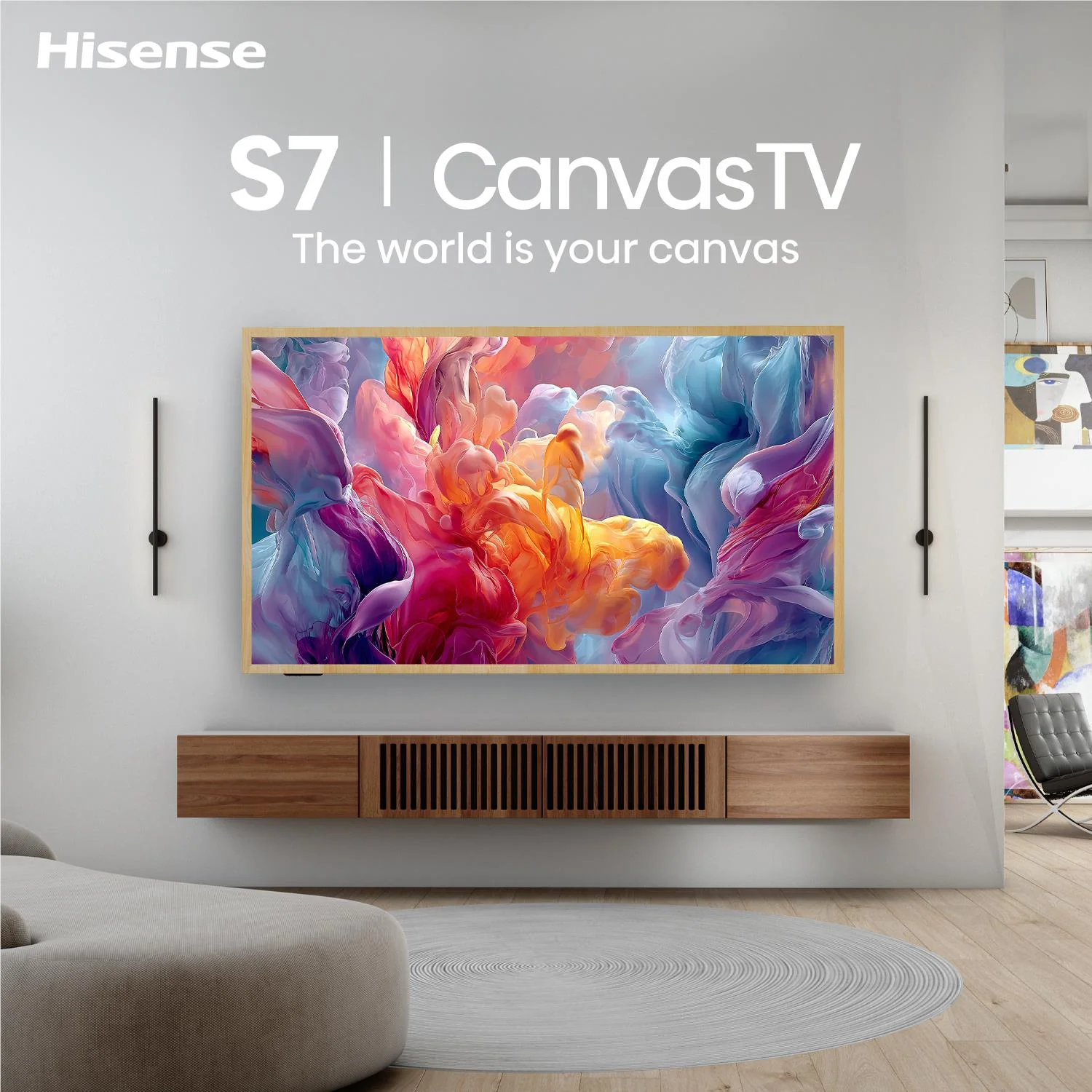 Hisense 75'' S7SAU 4K Hi-QLED CanvasTV [2026] - Image 6