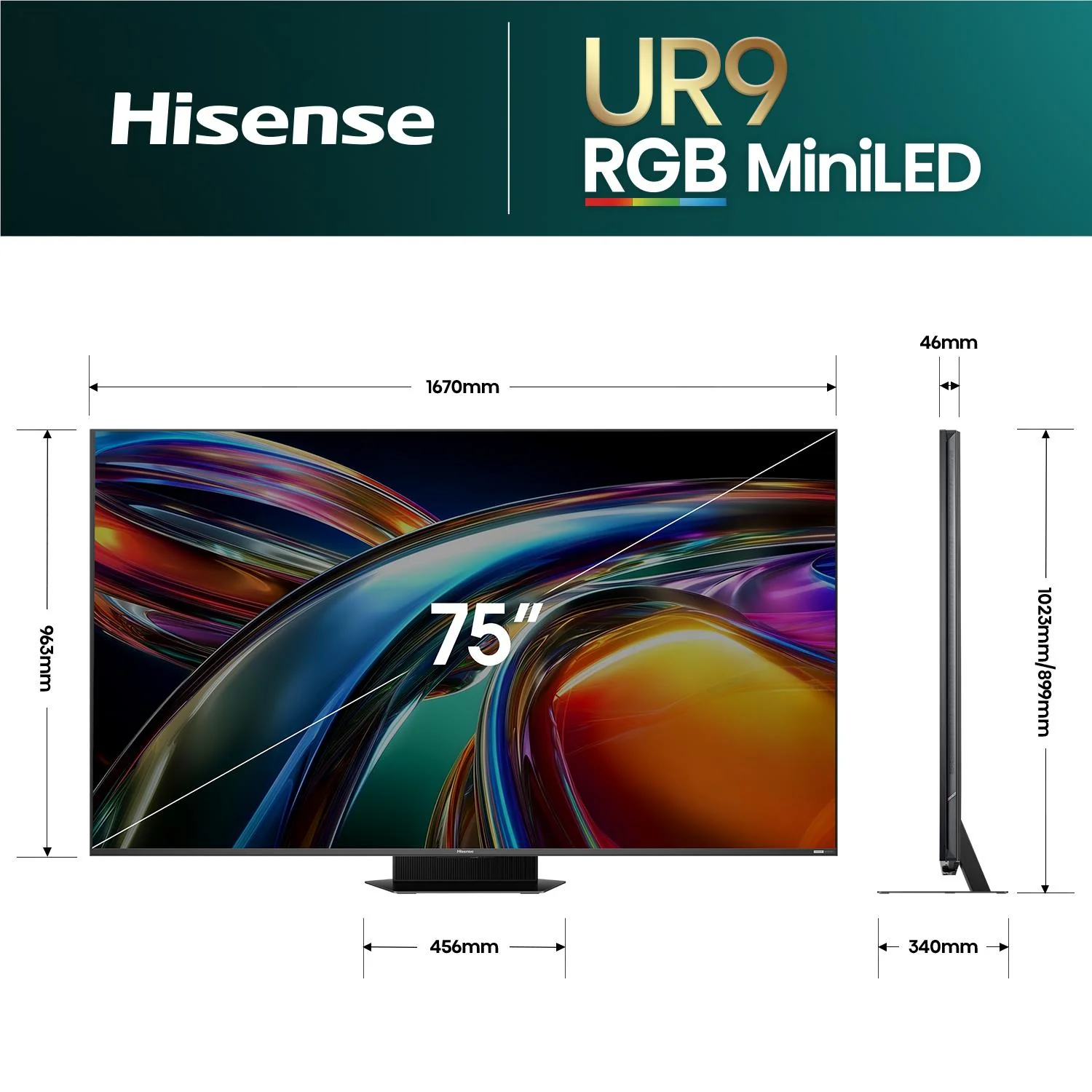 Hisense 75" UR9SNZ ULED 4K UHD RGB Mini-LED Smart TV [2026] - Image 5
