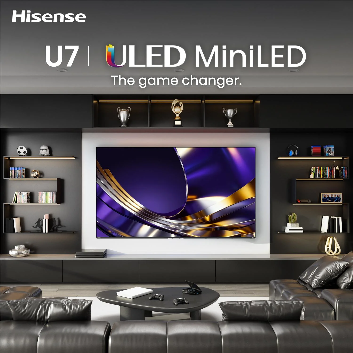Hisense 85" U7SNZ Mini LED ULED 165Hz 4K Smart AI TV [2026] - Image 6