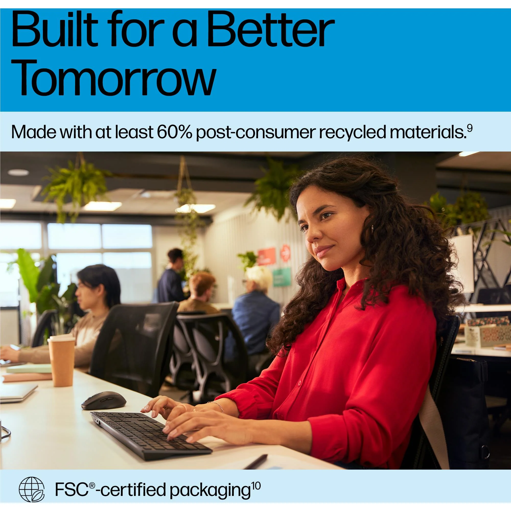 HP 720 Multi-Device Wireless Keyboard and Mouse Combo - Image 4