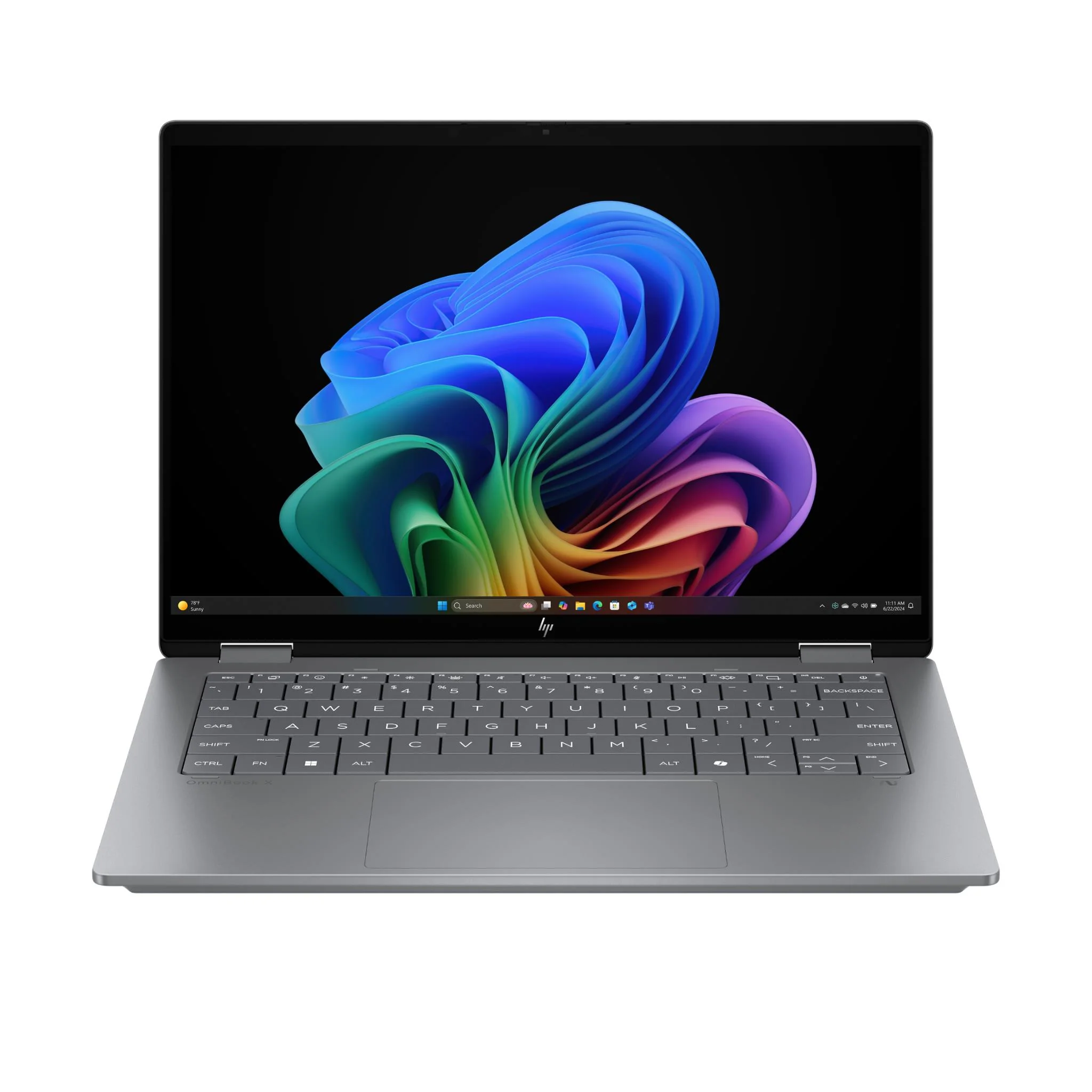 HP OmniBook X Flip 14" WUXGA 2-in-1 Next Gen AI OLED Laptop (Intel Core Ultra 7)[512GB/Silver]