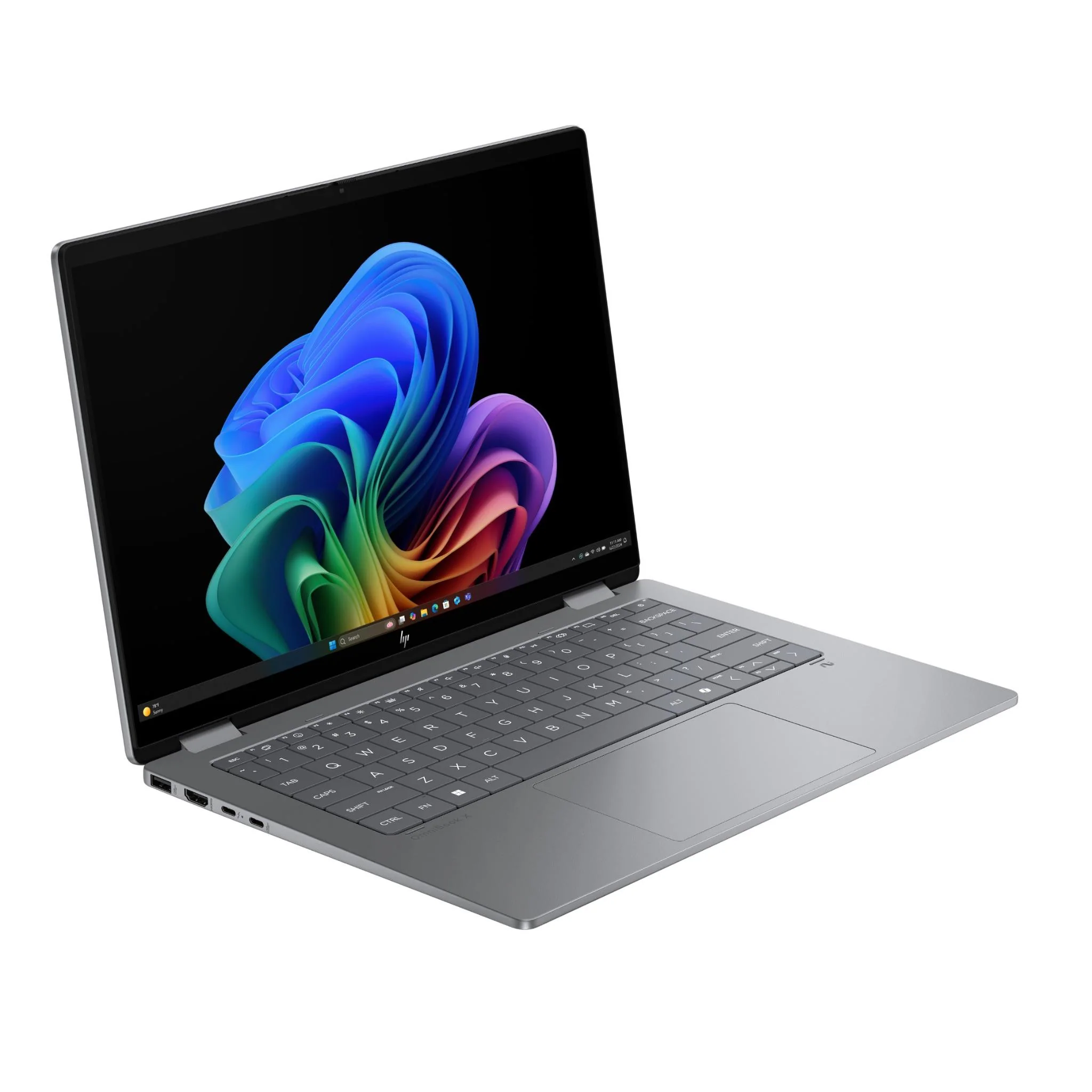 HP OmniBook X Flip 14" WUXGA 2-in-1 Next Gen AI OLED Laptop (Intel Core Ultra 7)[512GB/Silver] - Image 3