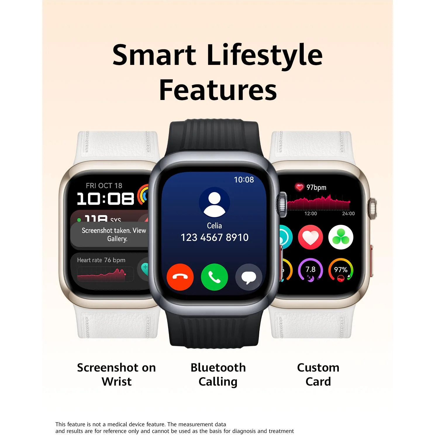 Huawei Watch D2 Smartwatch (Black) - Image 6