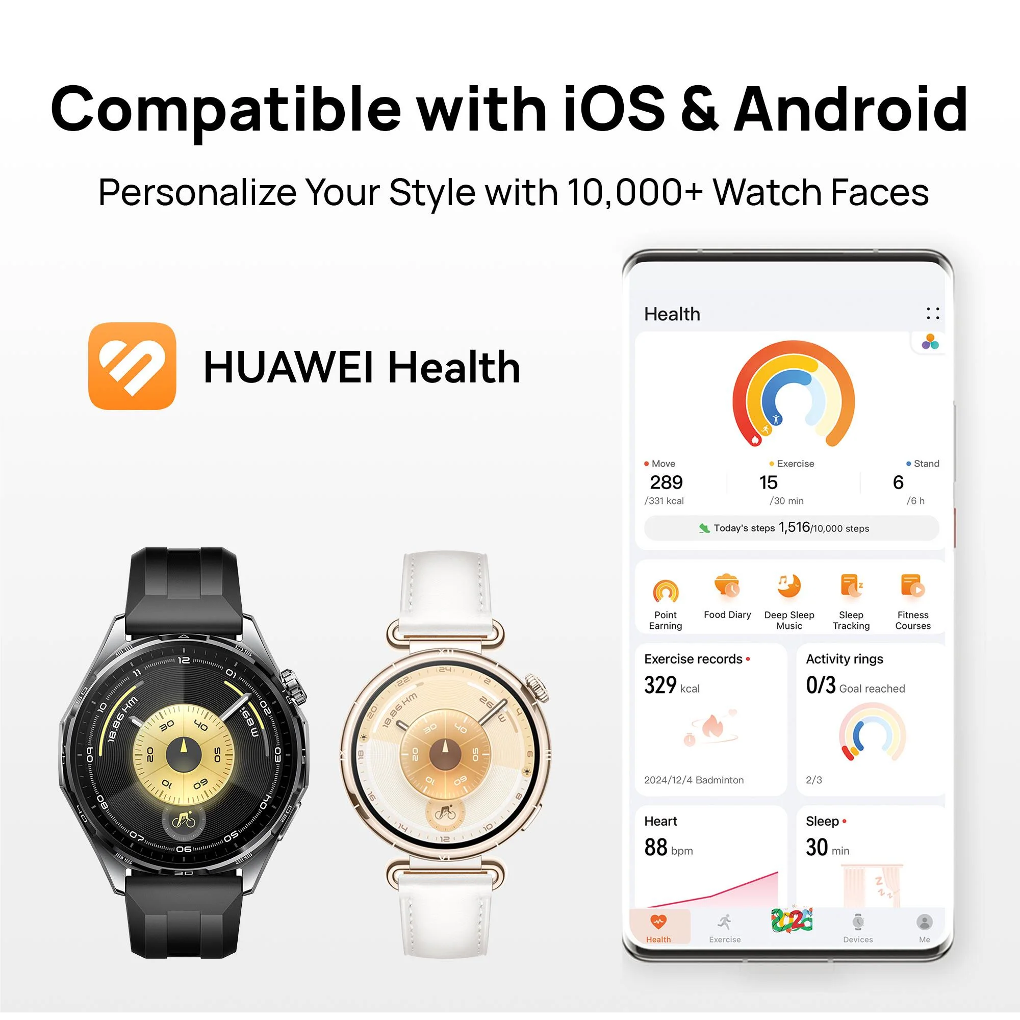 Huawei Watch GT 6 41mm (Black) - Image 8