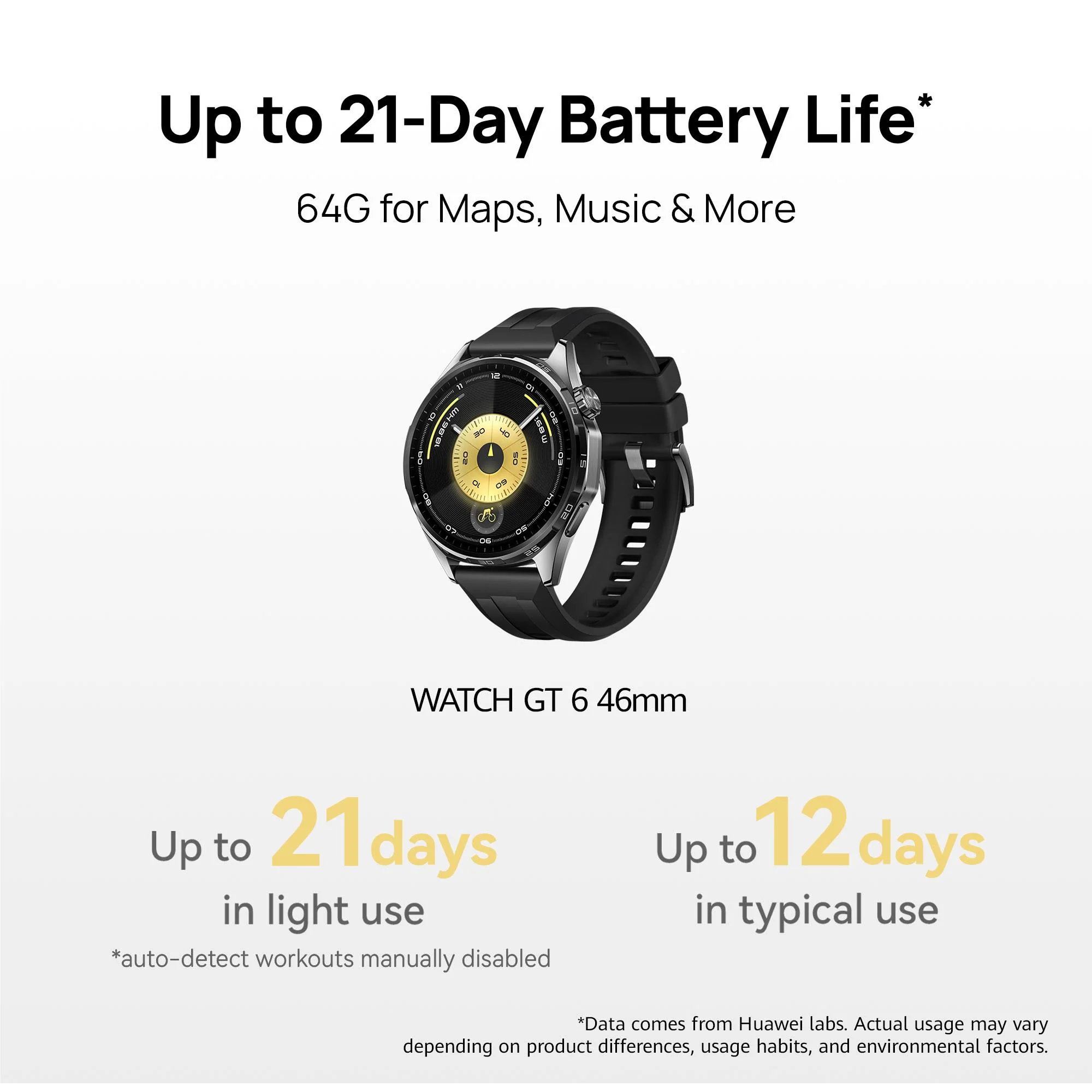 Huawei Watch GT 6 46mm (Black) - Image 3