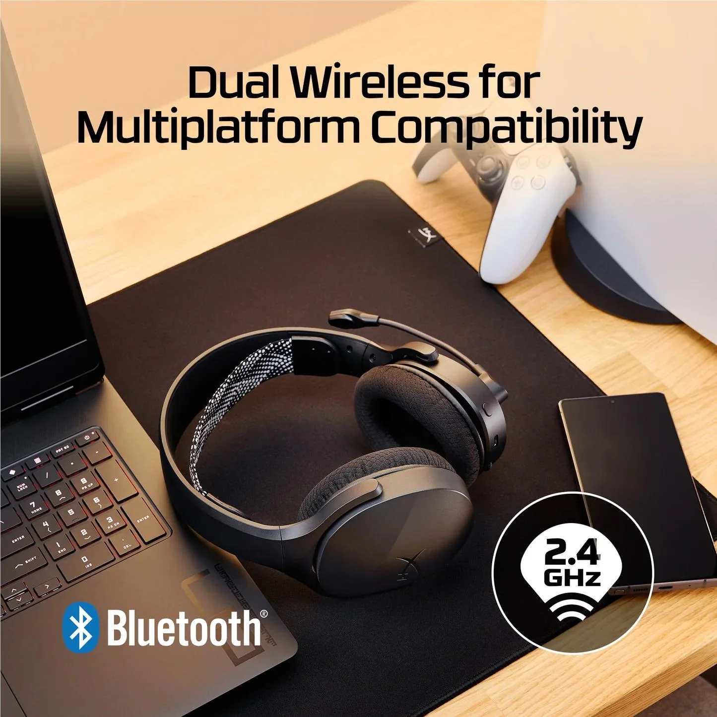 HyperX Cloud Jet Wireless Gaming Headset (Black) - Image 7
