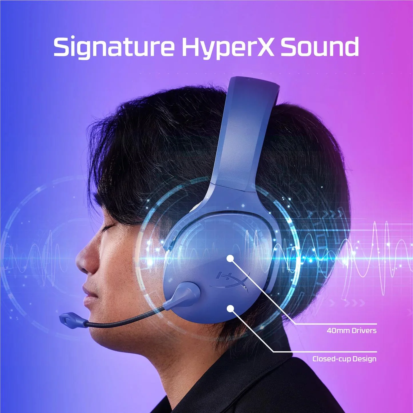 HyperX Cloud Jet Wireless Gaming Headset (Black) - Image 8