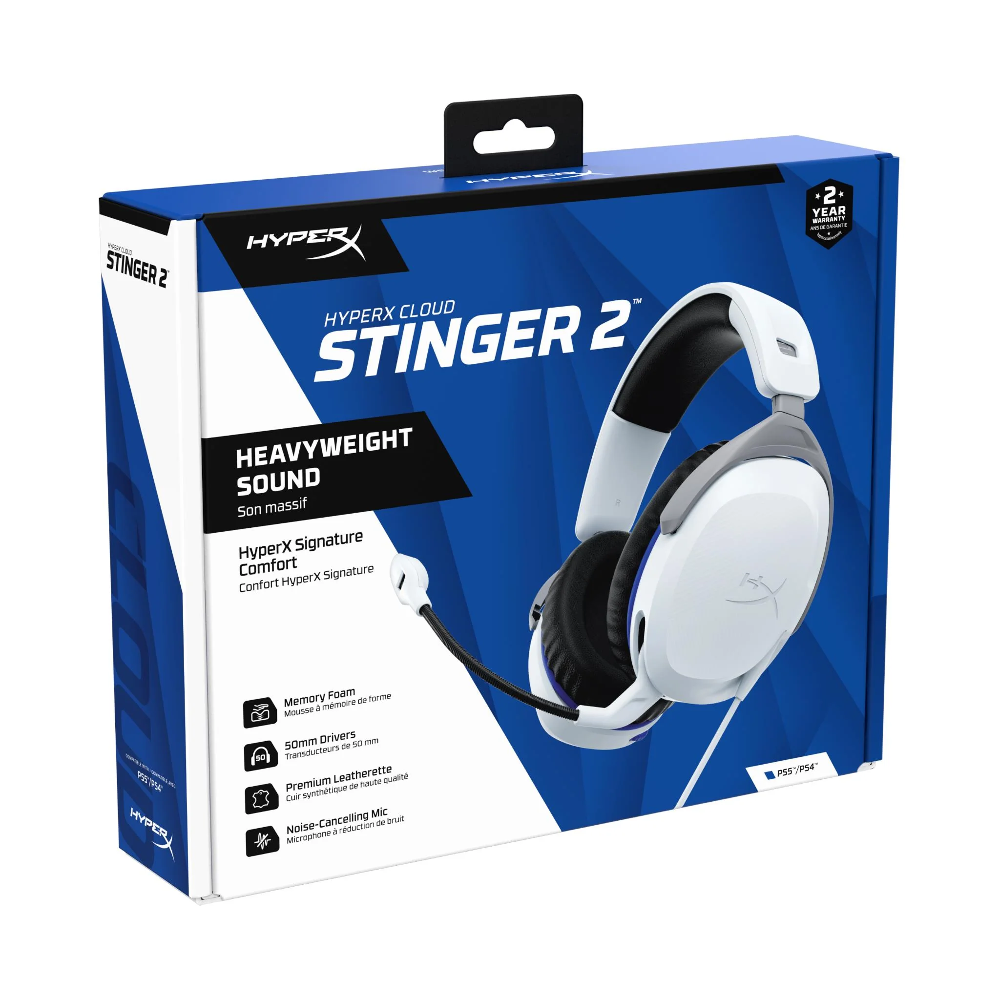 HyperX Cloud Stinger 2 Gaming Headset for PlayStation (White) - Image 8