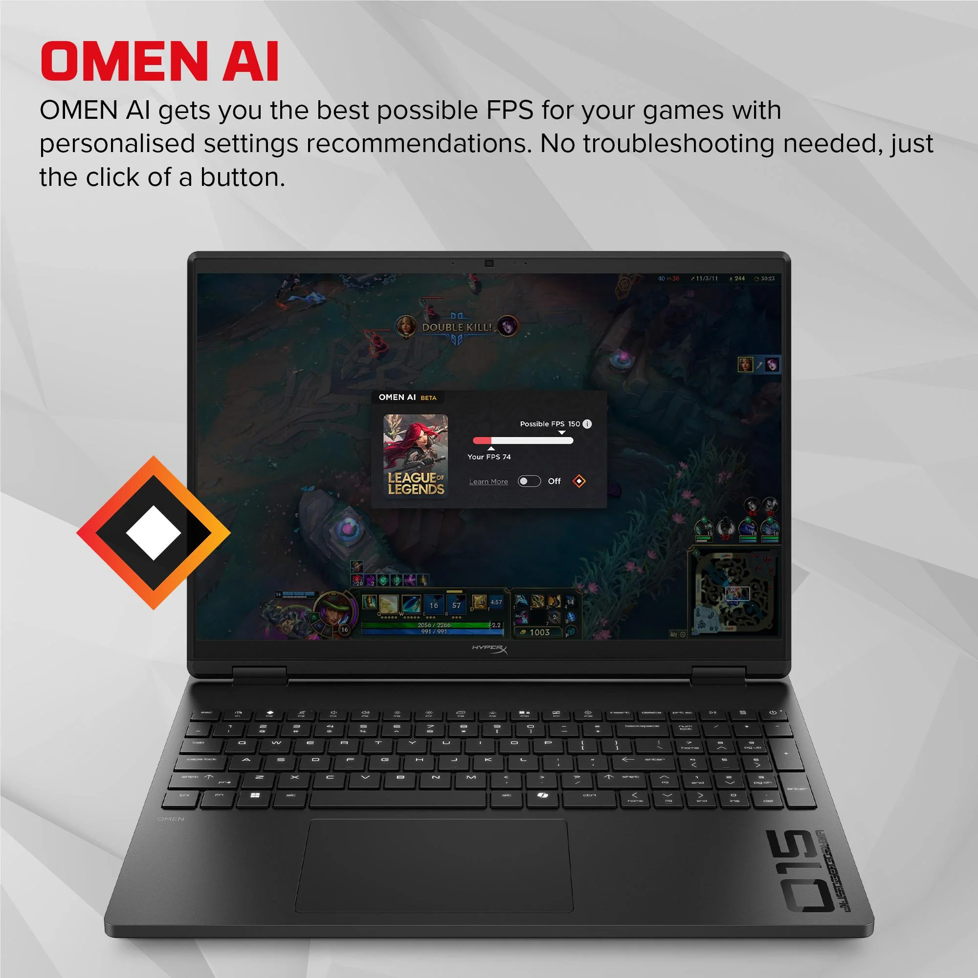 HyperX OMEN 15.3" WQXGA Gaming Laptop (Intel Core i7)[GeForce RTX 5070] - Image 3