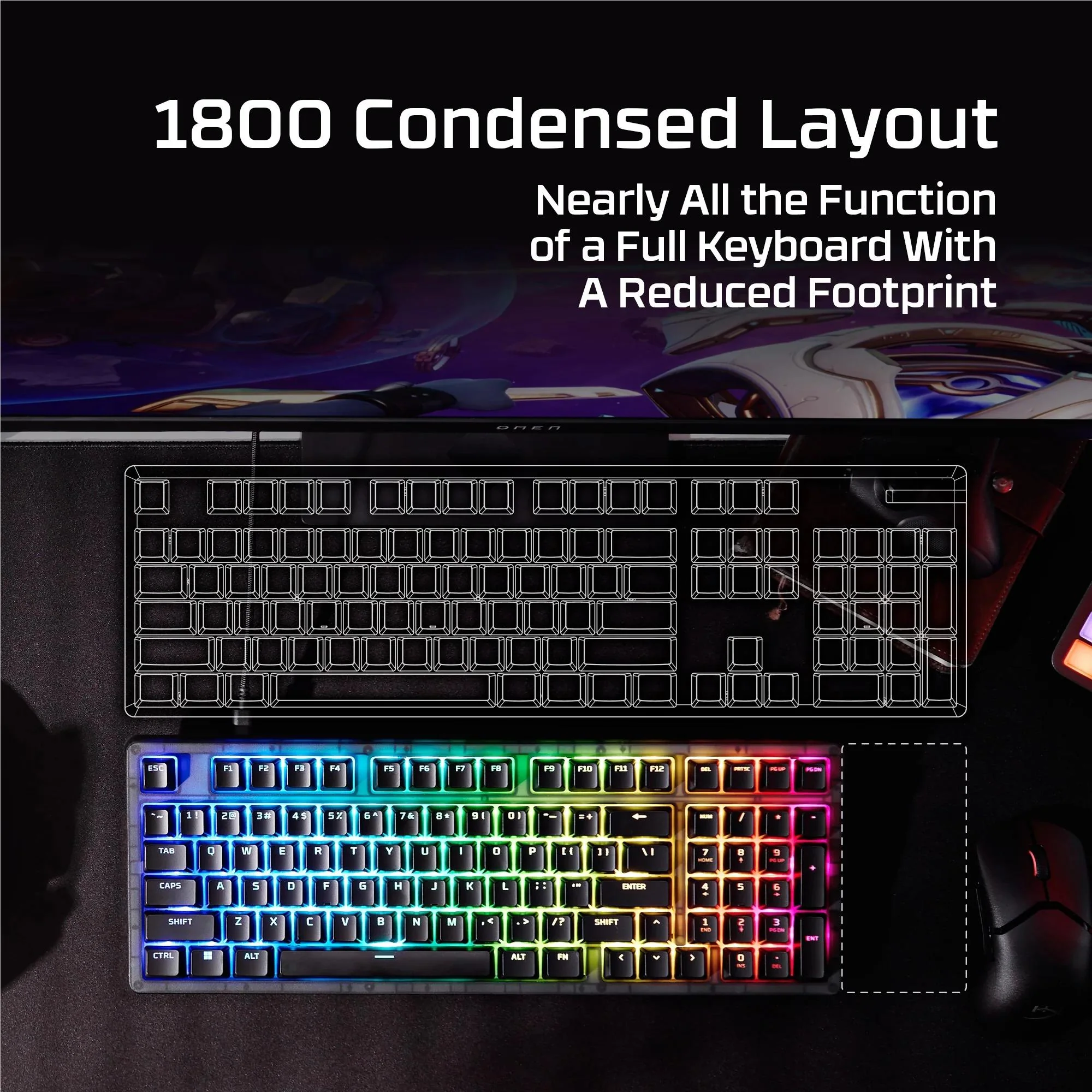 HyperX Origins 2 1800 Mechanical Gaming Keyboard - Image 7