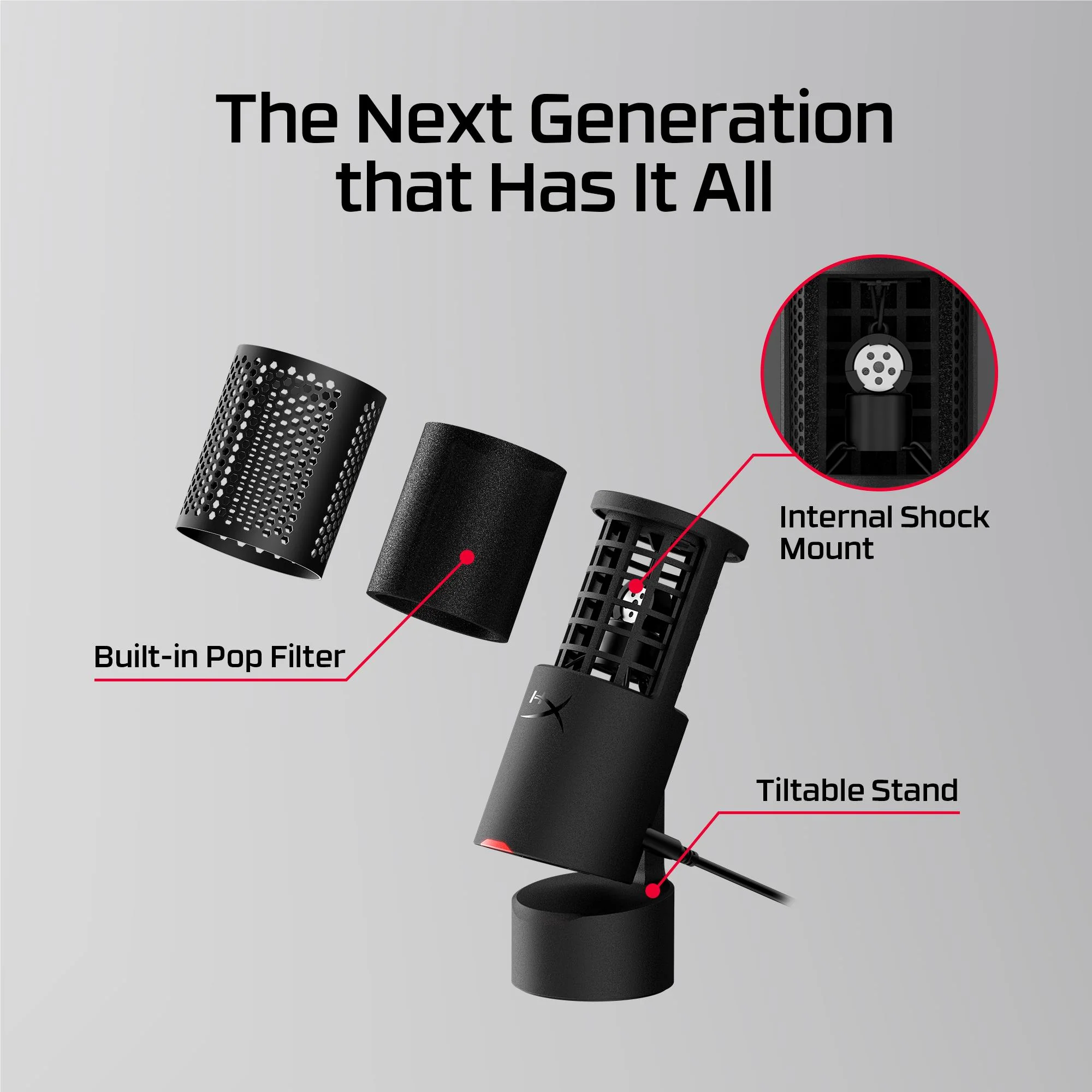 HyperX SoloCast 2 USB Microphone - Image 5