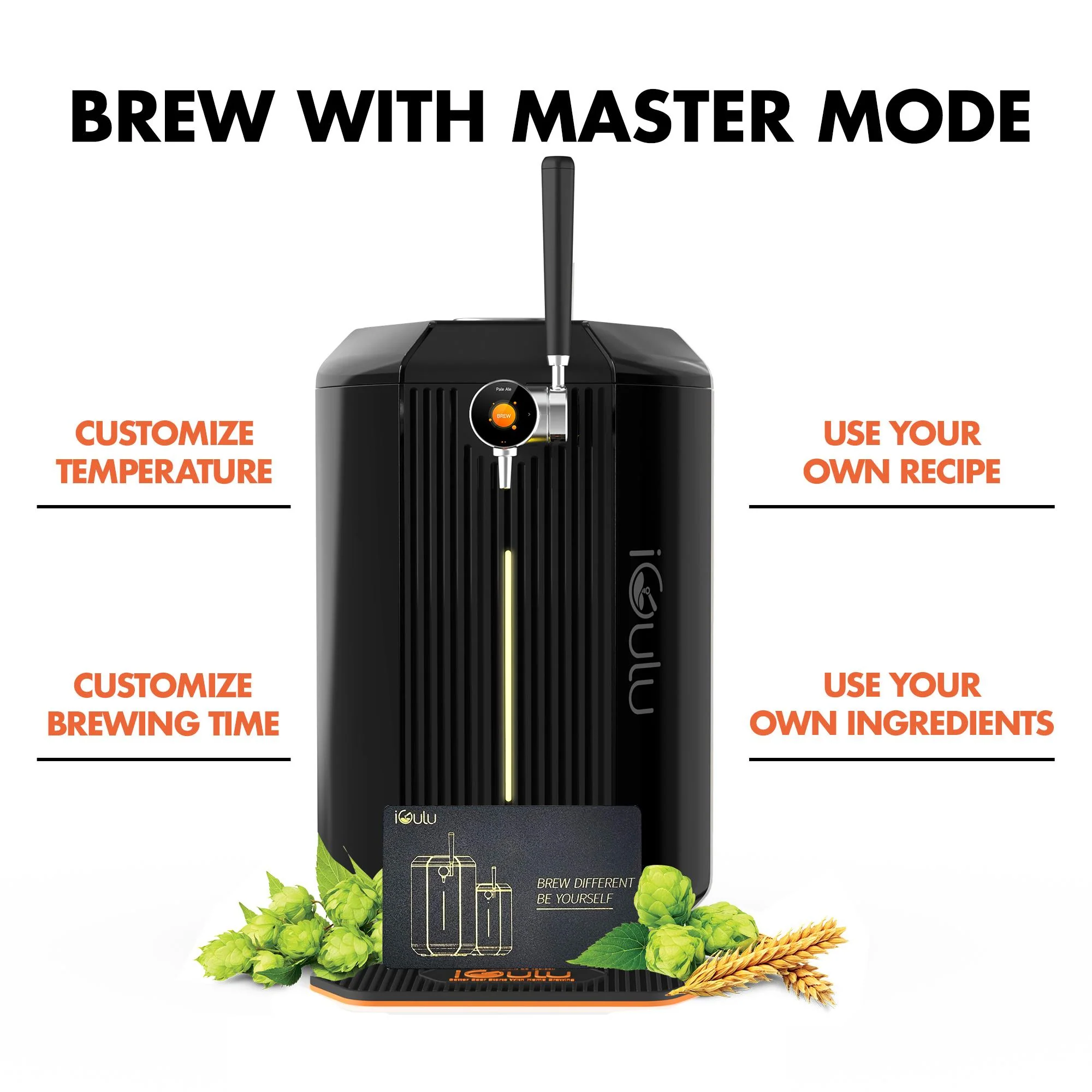 iGulu F1 All-in-One Automated Home Craft Beer Brewer (Black) - Image 3