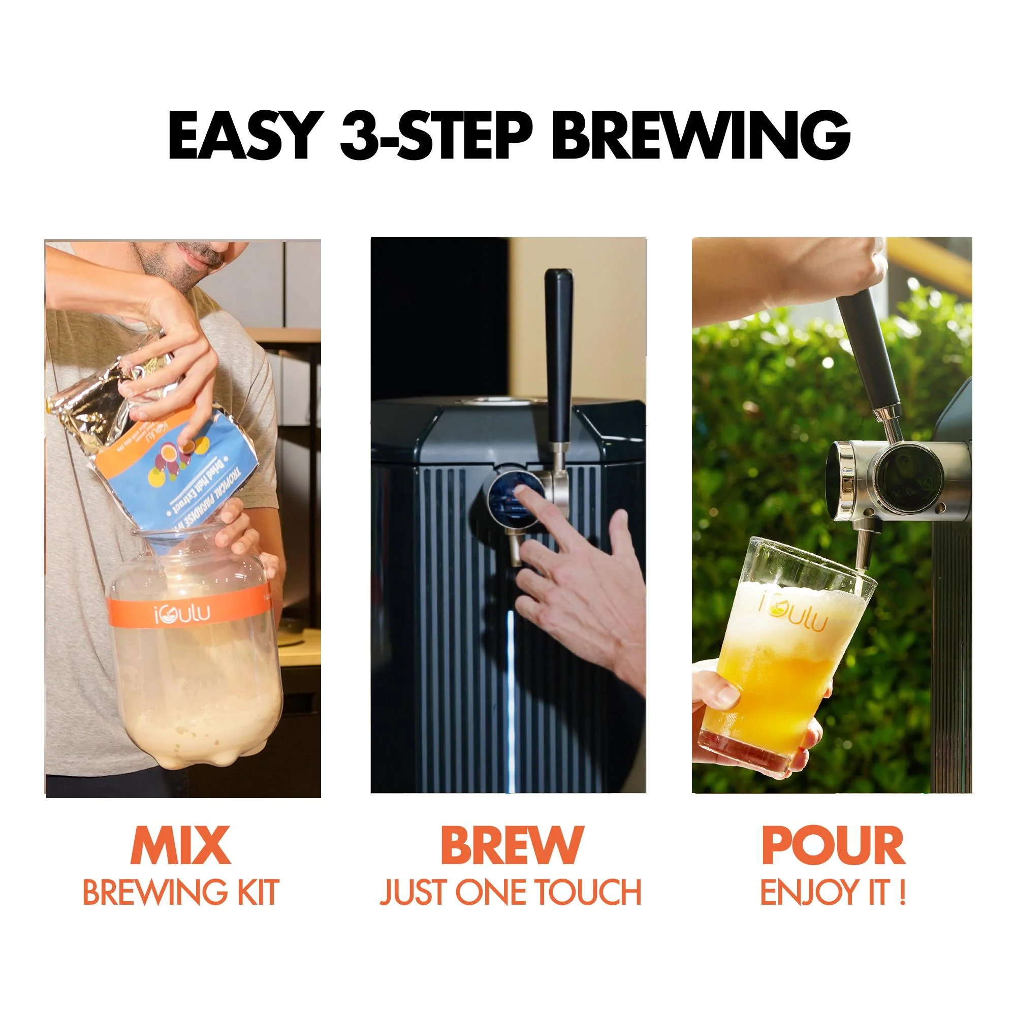 iGulu F1 All-in-One Automated Home Craft Beer Brewer (Black) - Image 4