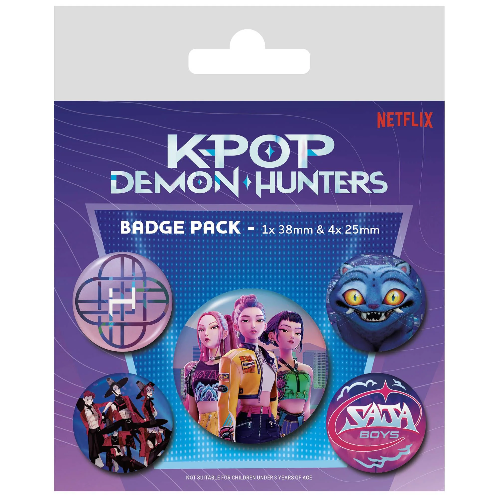 Impact Merch Badges 5 Pack (K-Pop Demon Hunters)