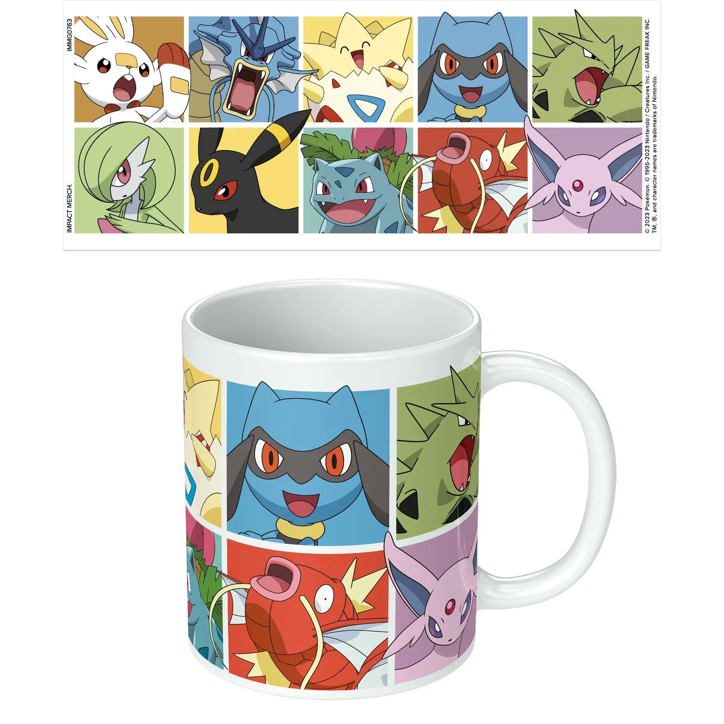 Impact Merch Pokemon Mug (Kanto Grid) - Image 2
