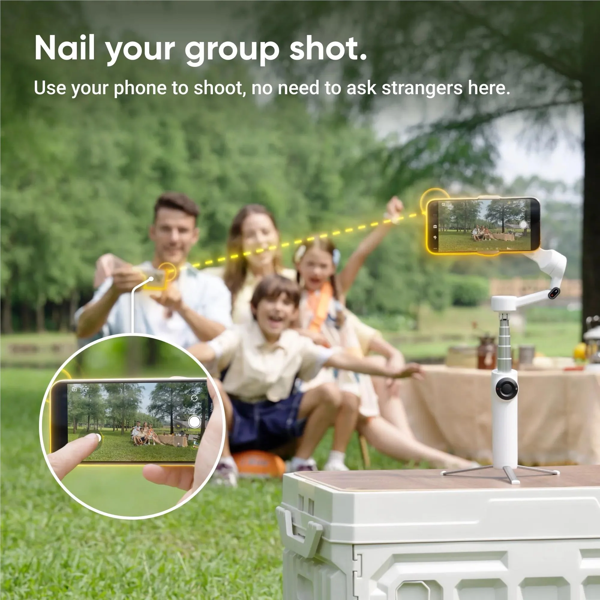 Insta360 Flow 2 Gimbal Standard Bundle (Summit White) - Image 12