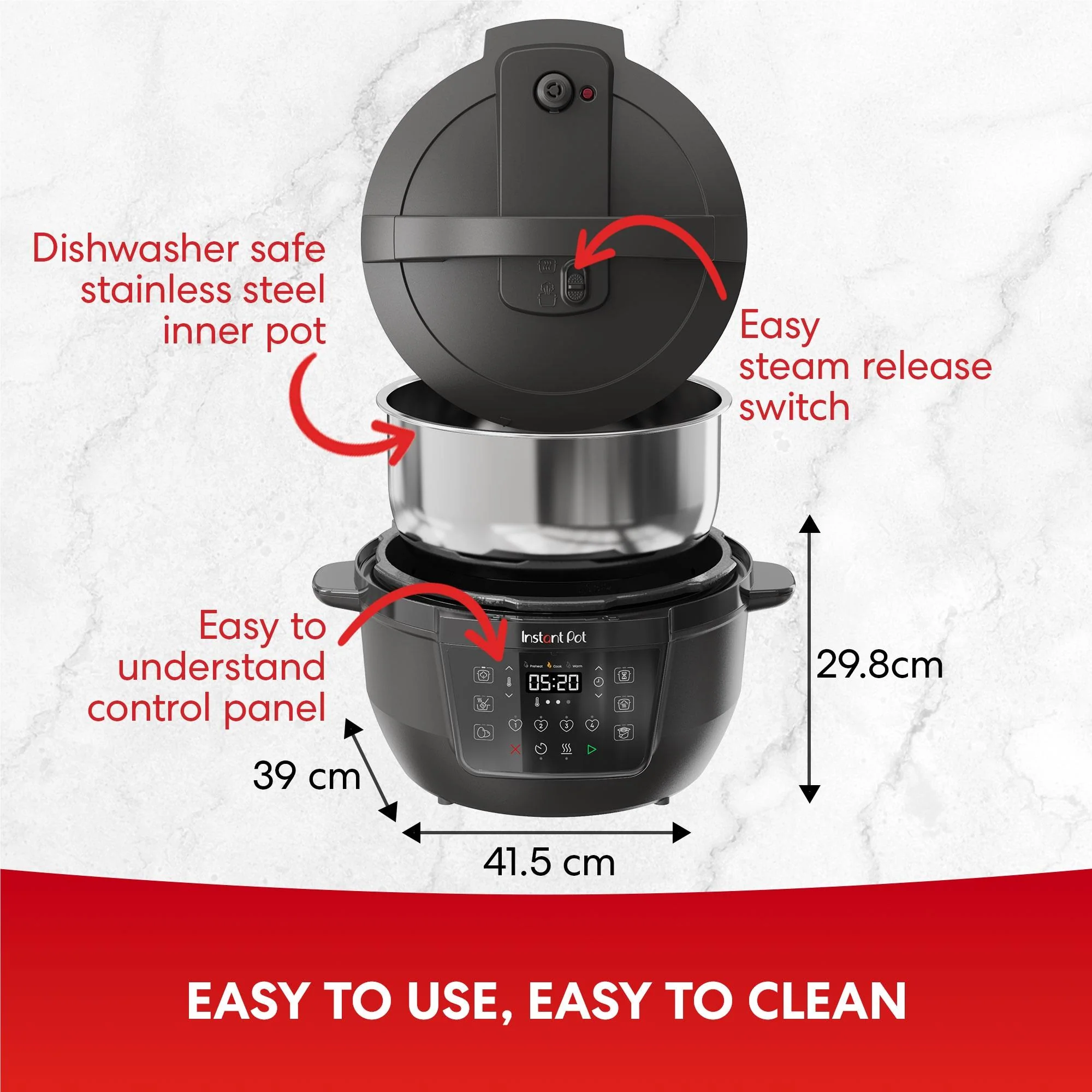 Instant Pot Rio Wide 7.1L Multicooker - Image 5