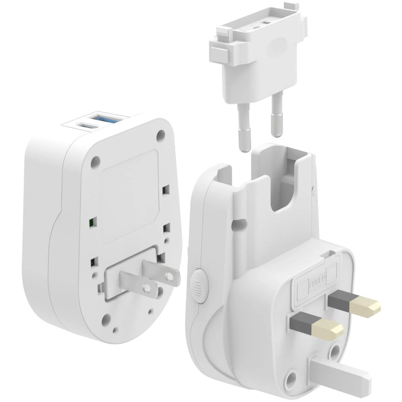 Jackson Outbound Universal Travel Adapter with USB-C/USB-A - Image 4