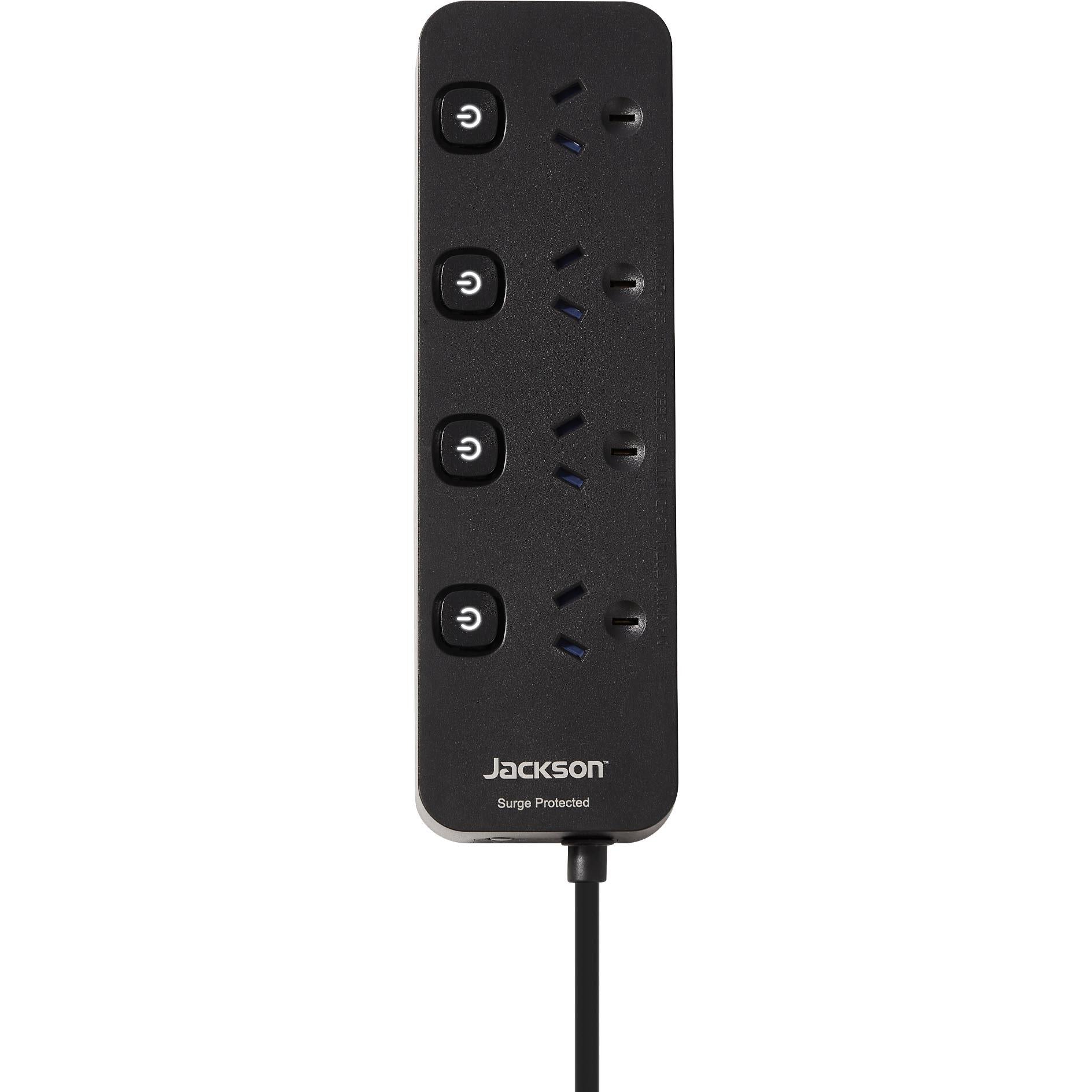 Jackson Surge Protection Individual Switch Power Board (4-outlet) - Image 3