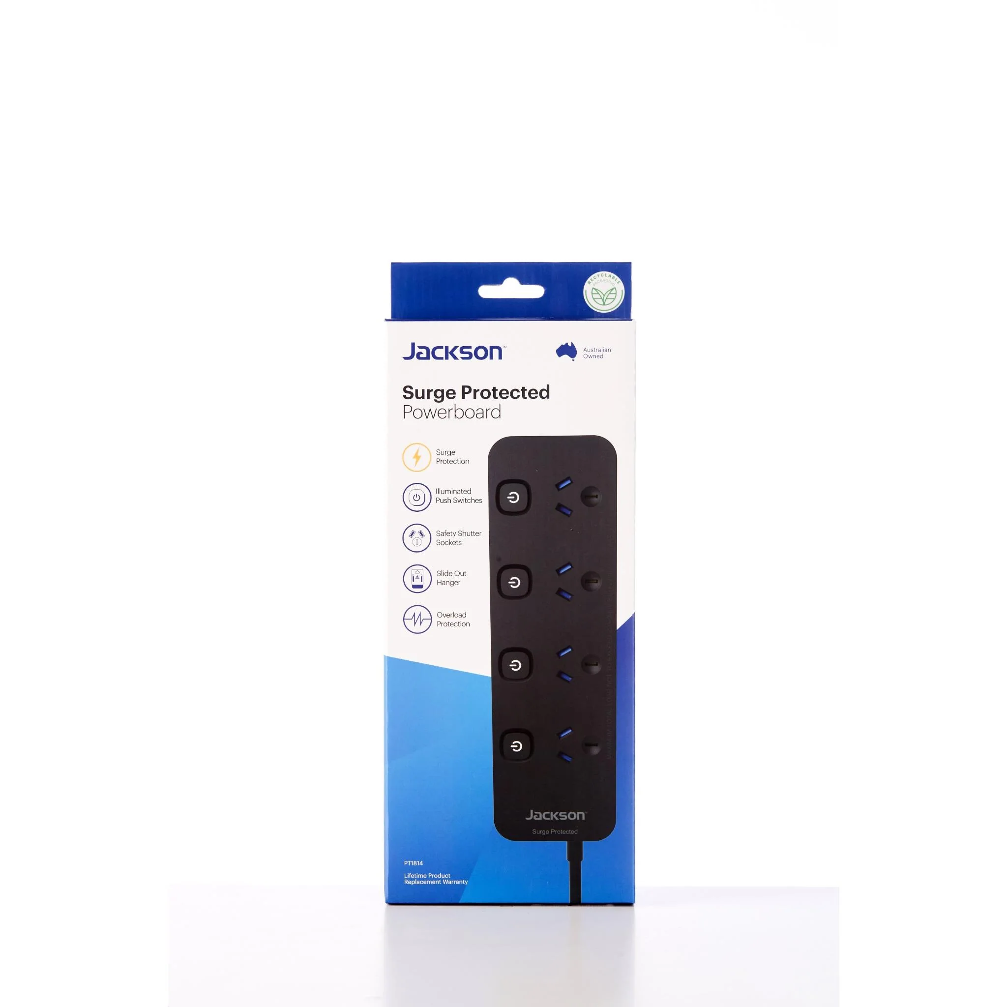 Jackson Surge Protection Individual Switch Power Board (4-outlet) - Image 4