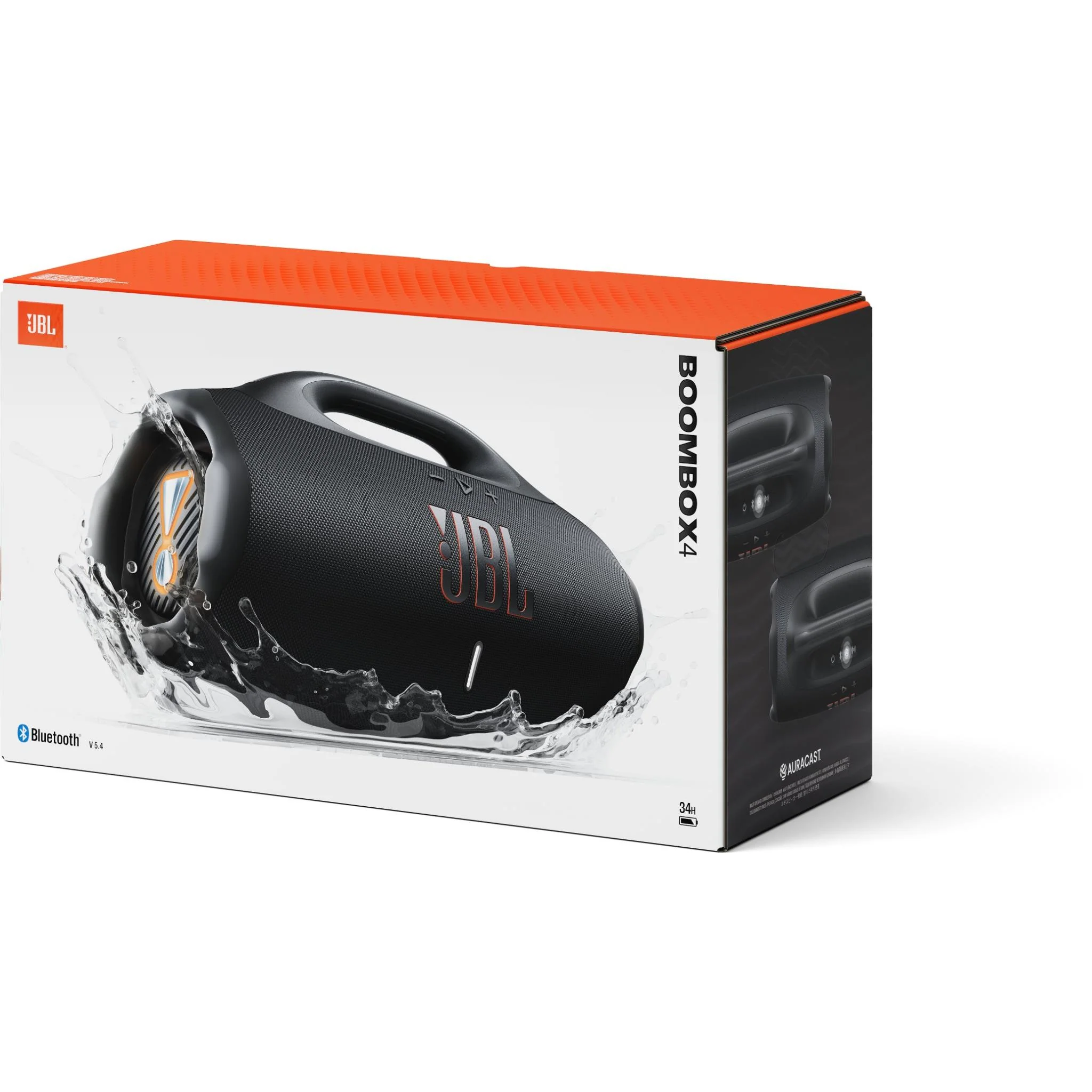 JBL Boombox 4 Portable Bluetooth Speaker (Black) - Image 7
