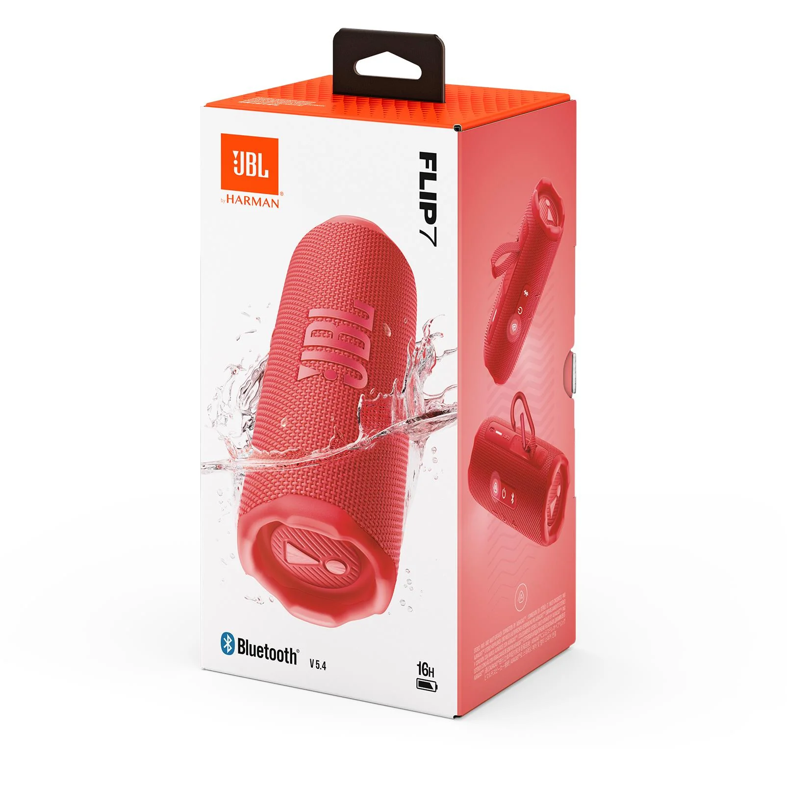 JBL Flip 7 Portable Bluetooth Speaker (Red) - Image 10